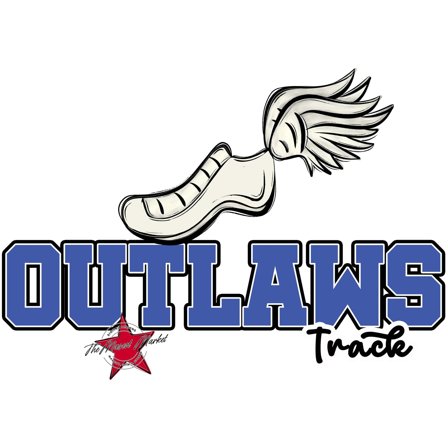 Outlaws Varsity Track-Off Blue