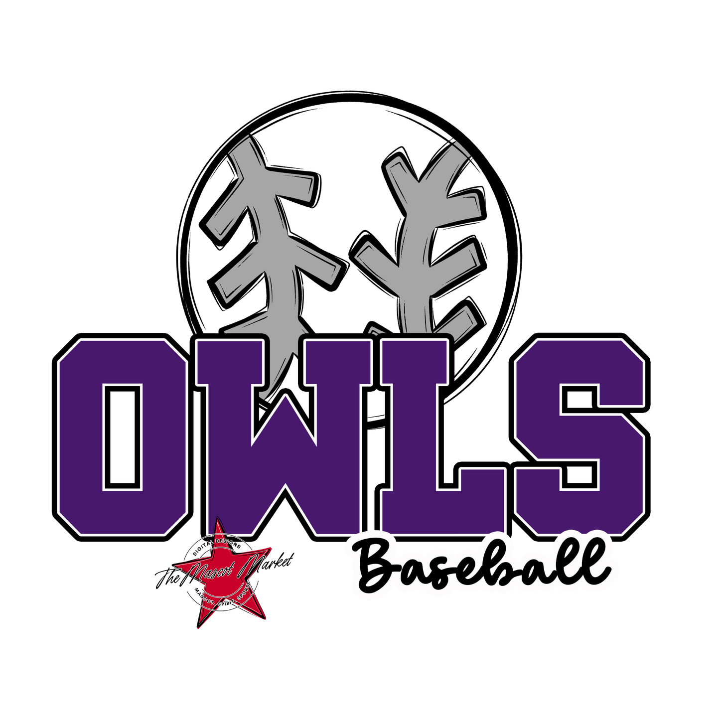 Owls Varsity Baseball-Purple