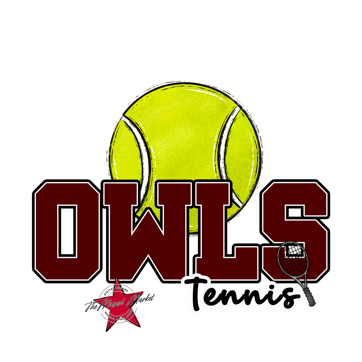 Owls Varsity Tennis-Maroon