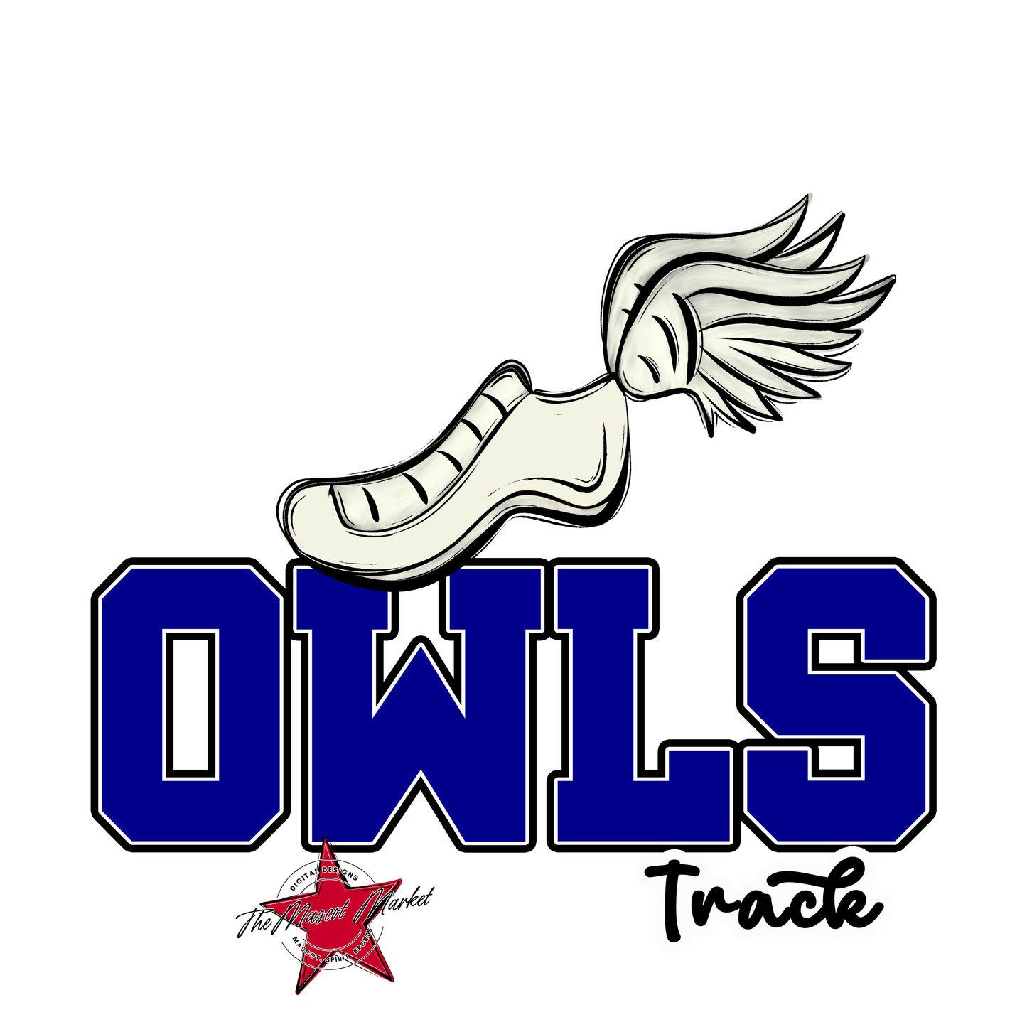 Owls Varsity Track-Blue