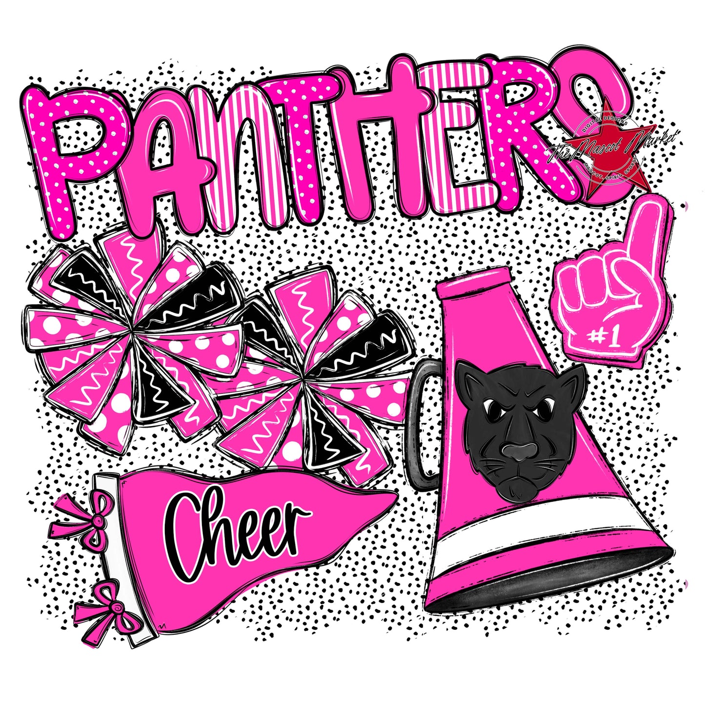 Panthers Cheer Spirit-Pink