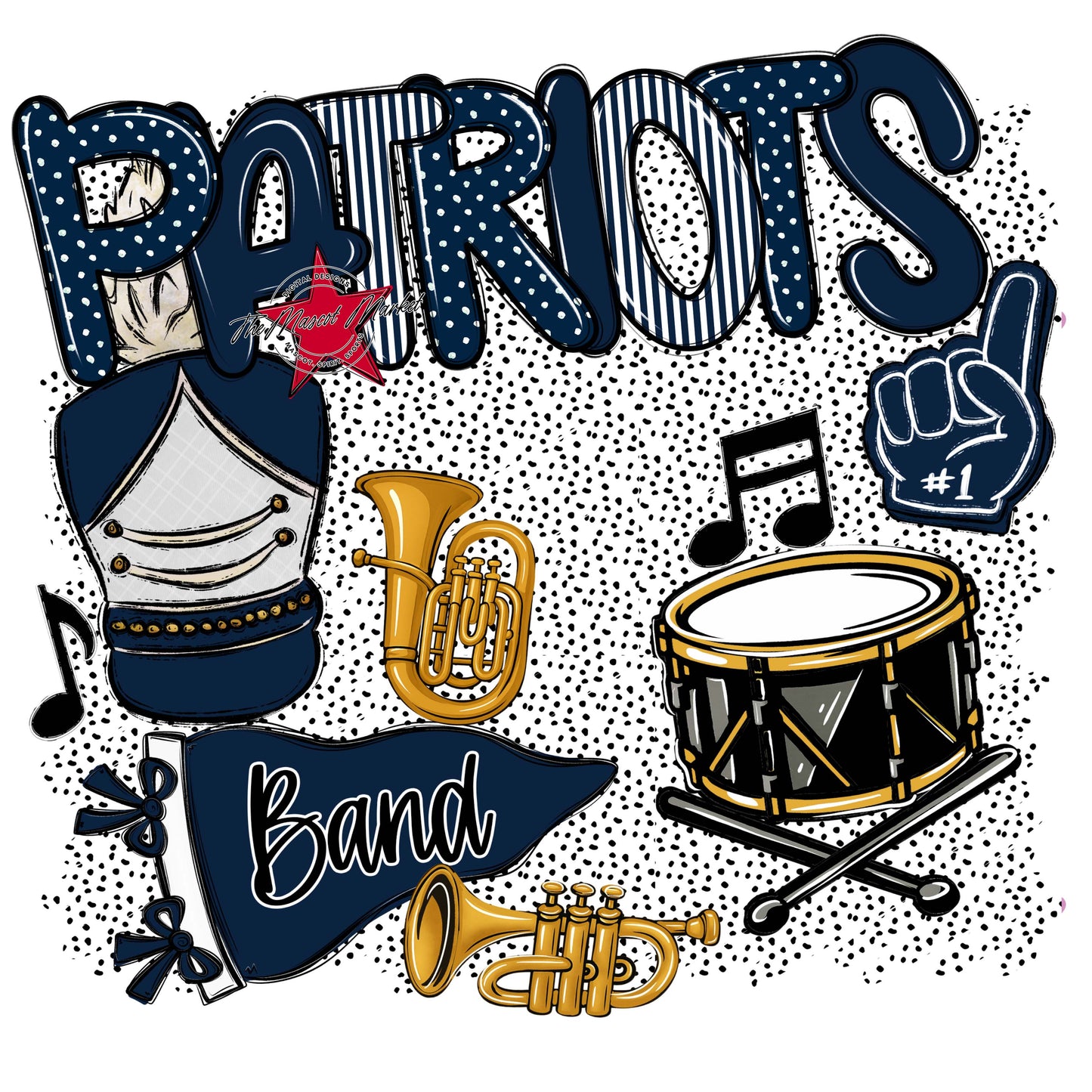 Patriots Band Spirit-Navy