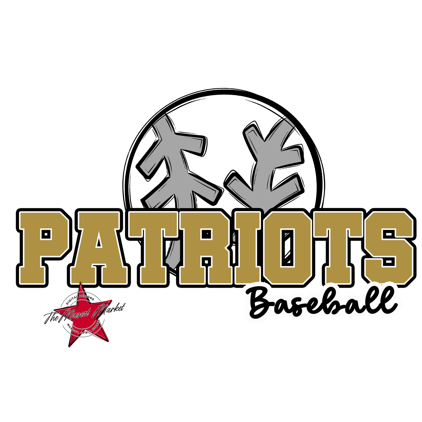 Patriots Varsity Baseball-Gold