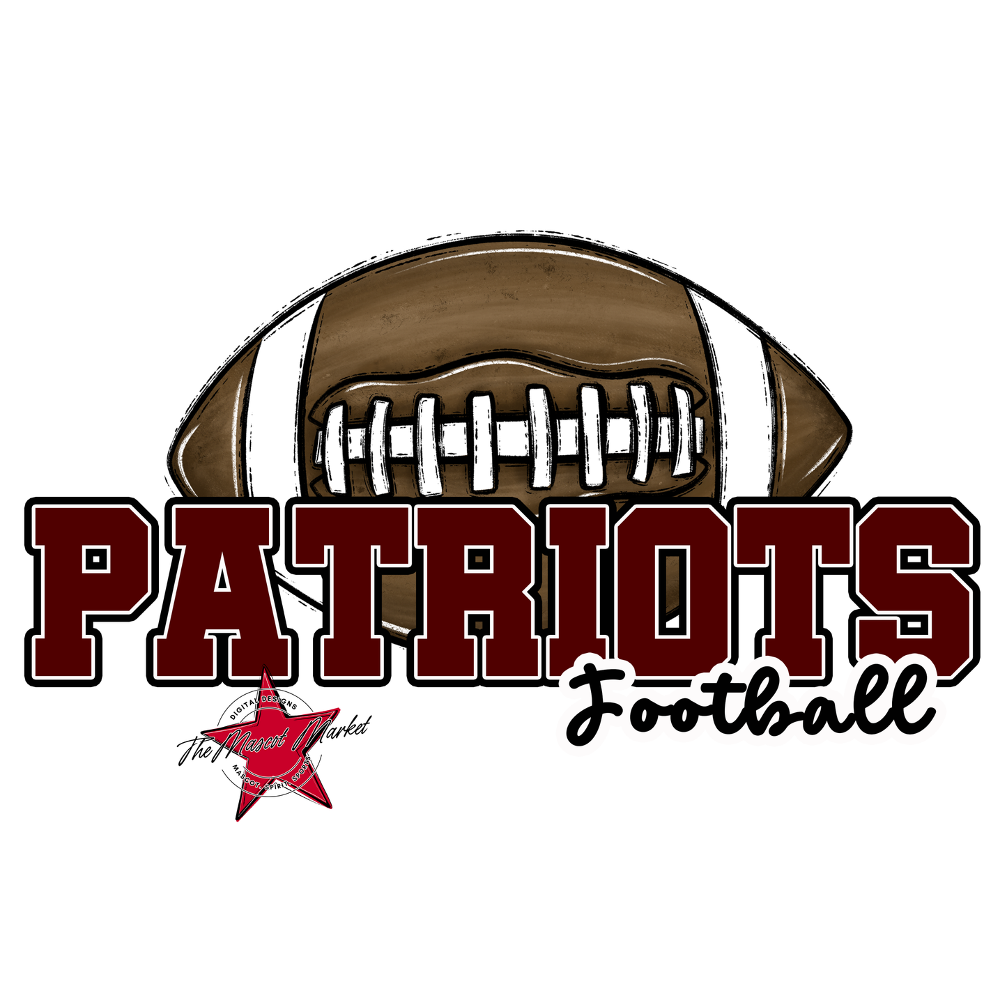 Patriots Varsity Football-Maroon