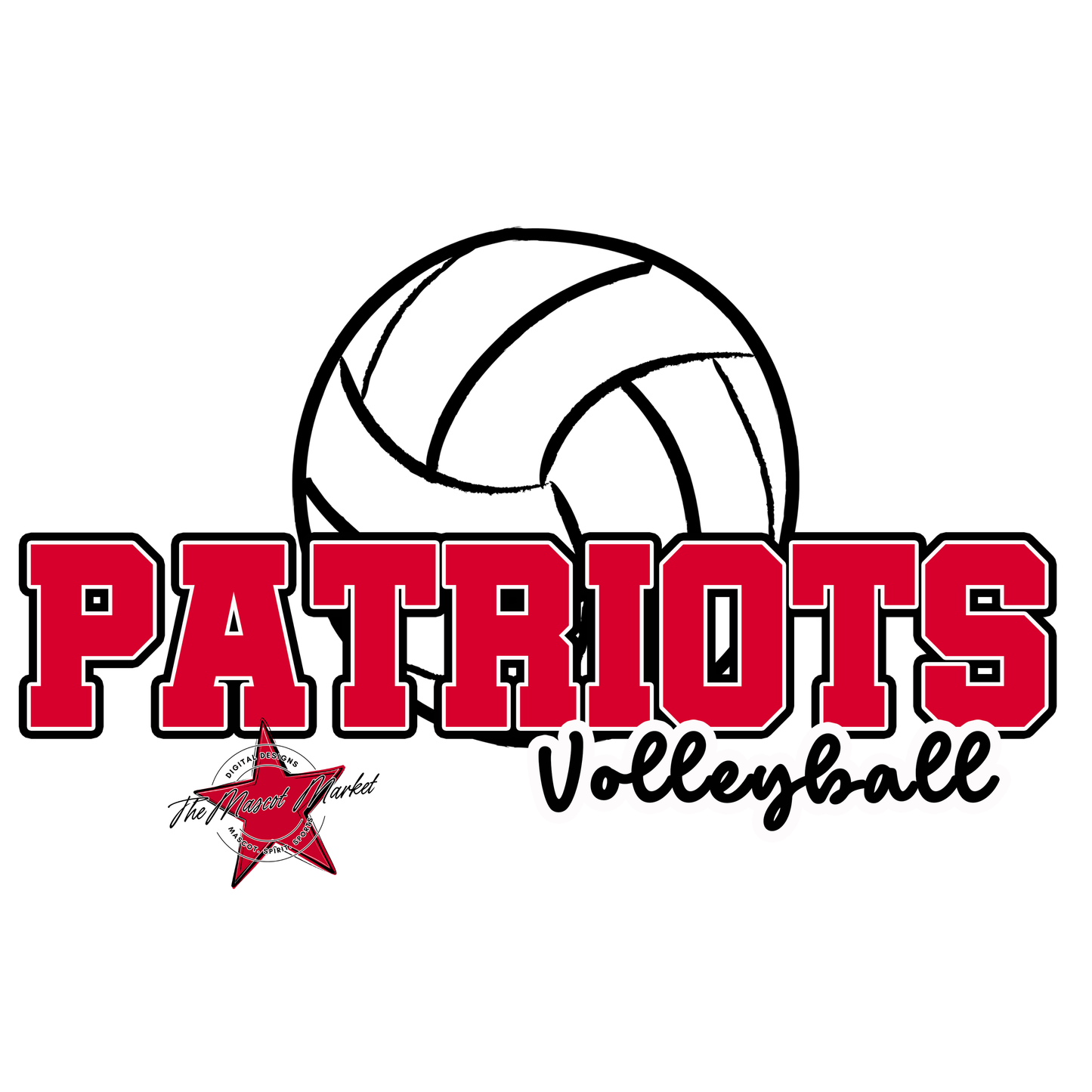Patriots Varsity Volleyball-Red