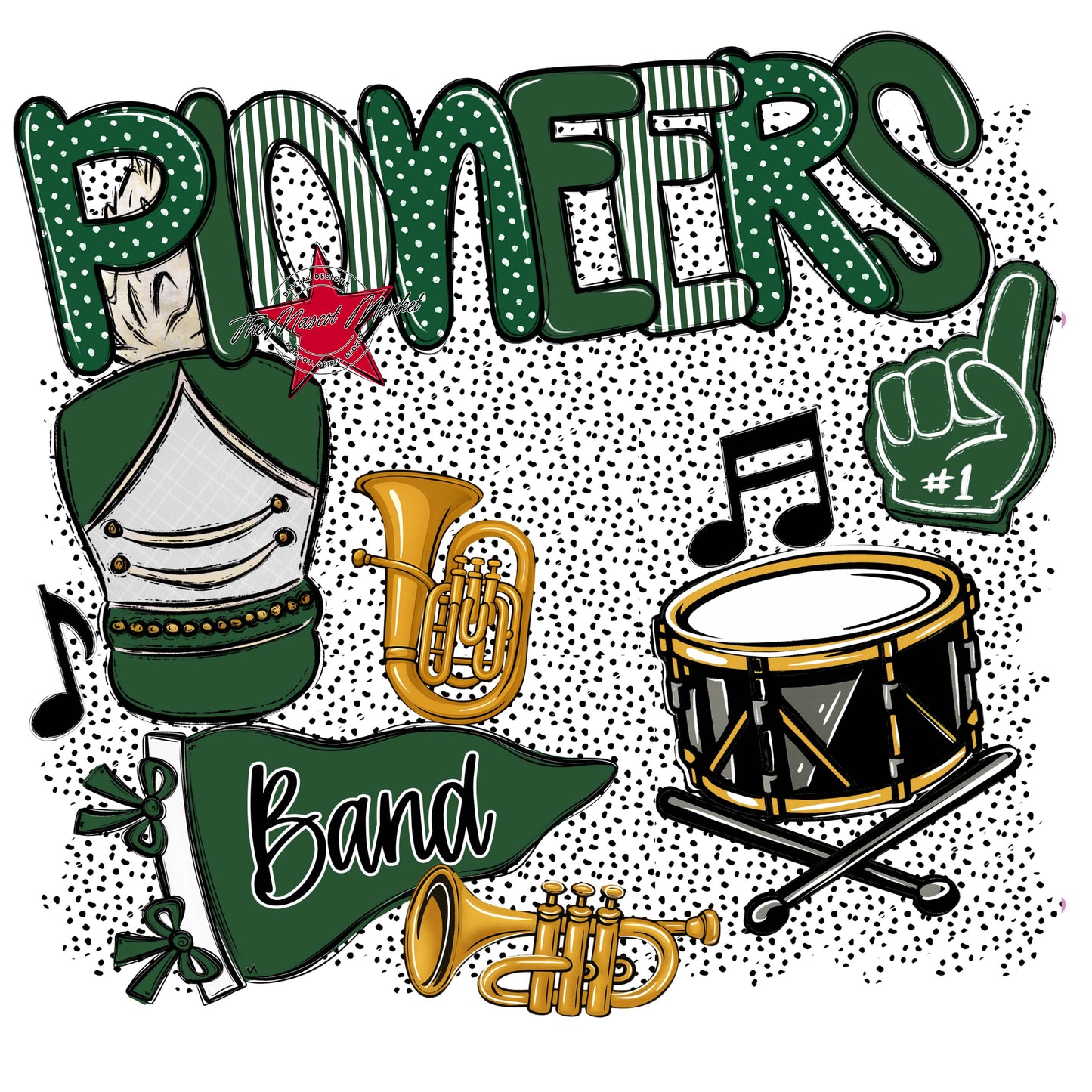 Pioneers Band Spirit-Green