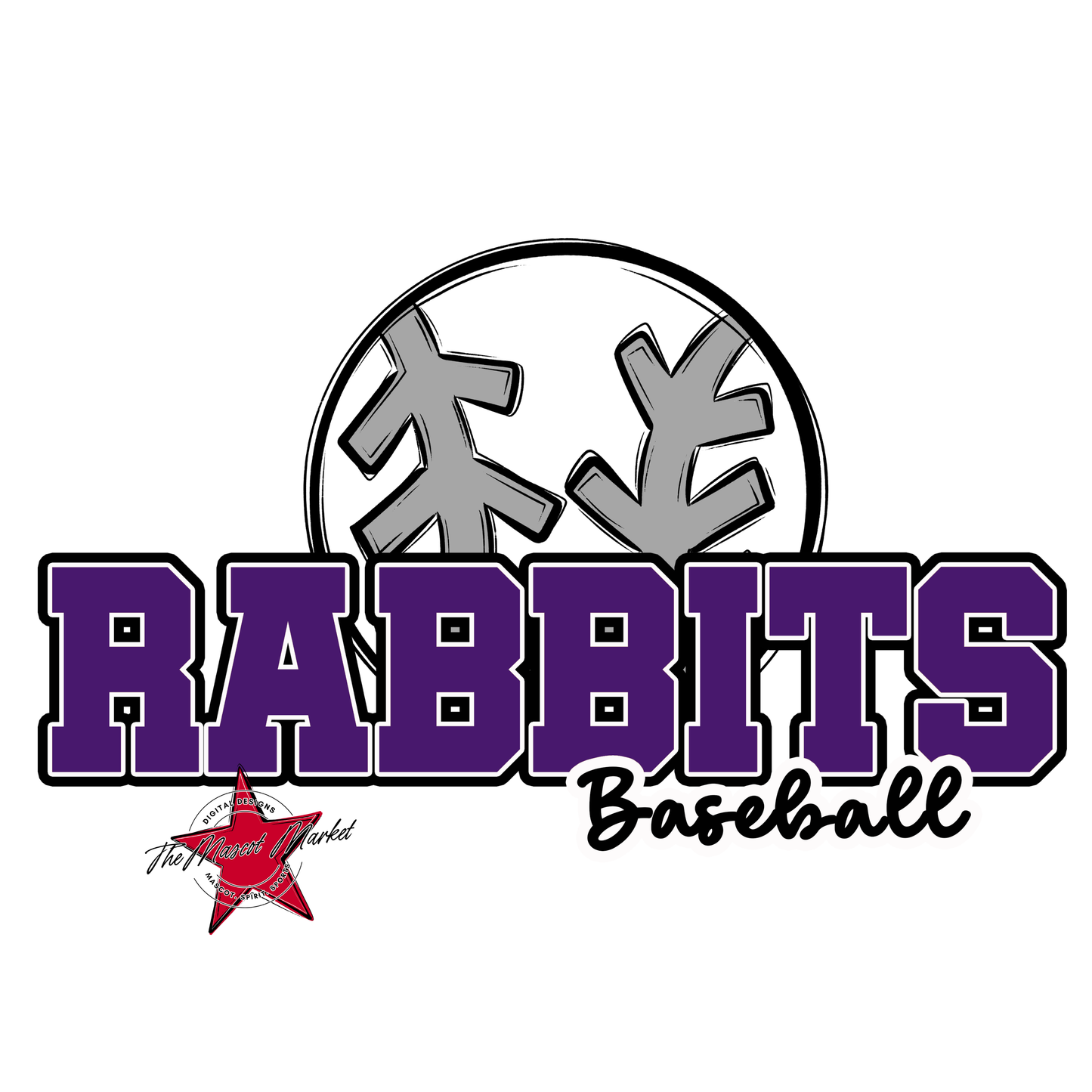 Rabbits Varsity Baseball-Purple