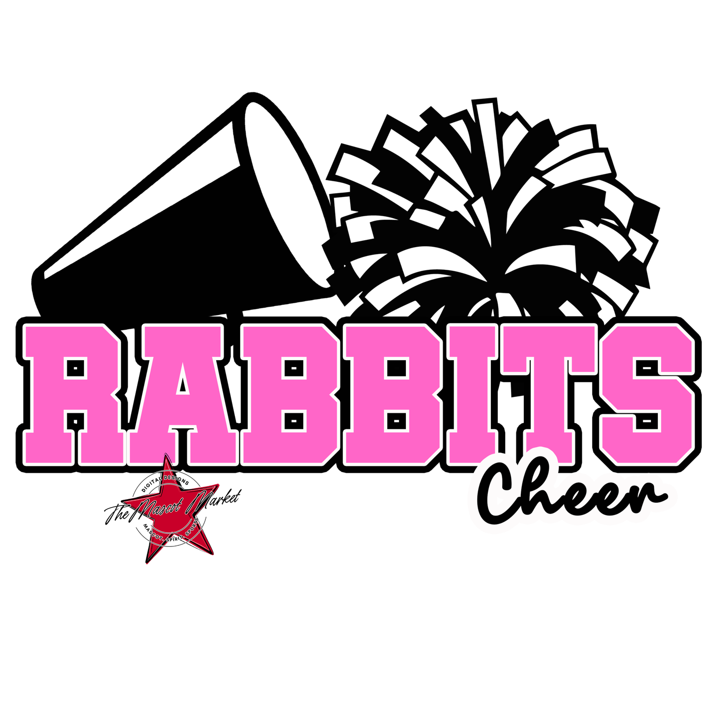 Rabbits Varsity Cheer-Baby Pink