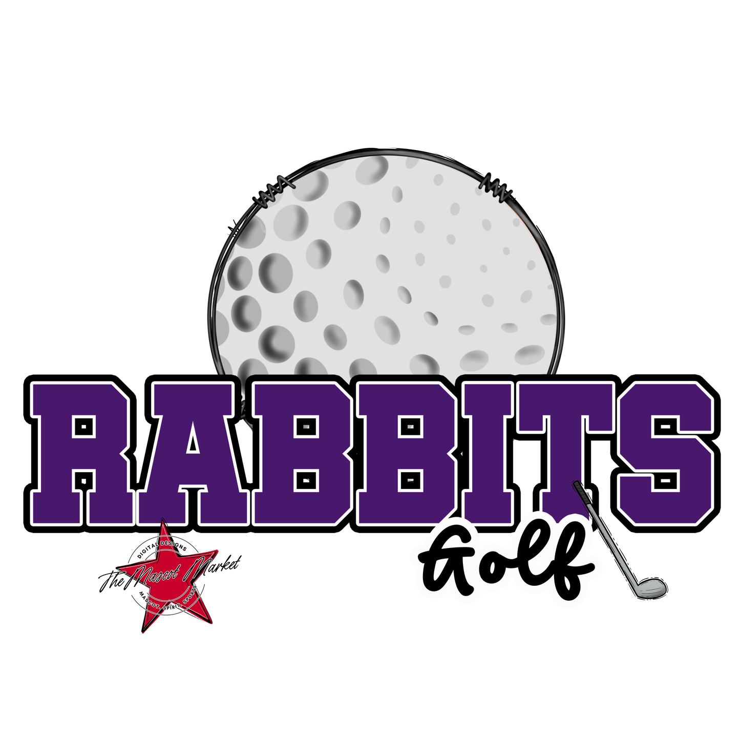Rabbits Varsity Golf-Purple