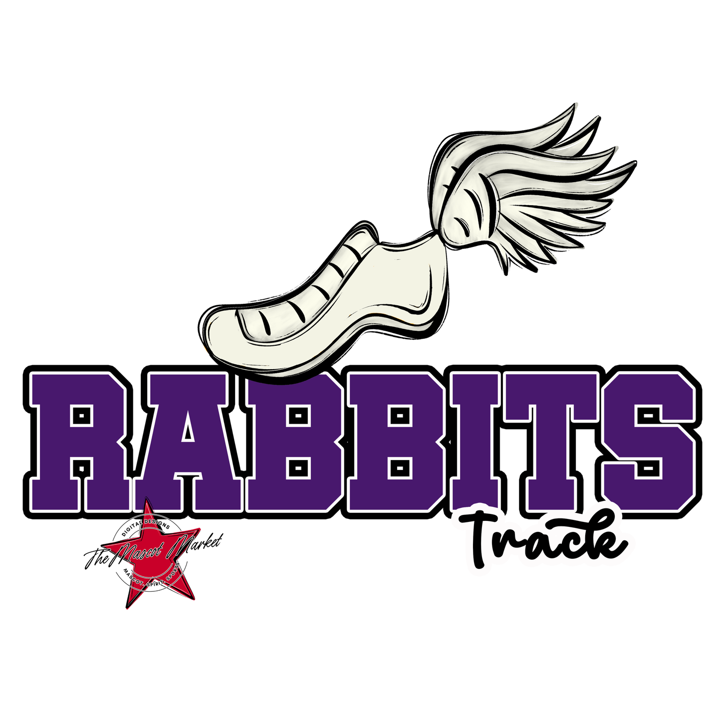 Rabbits Varsity Track-Purple
