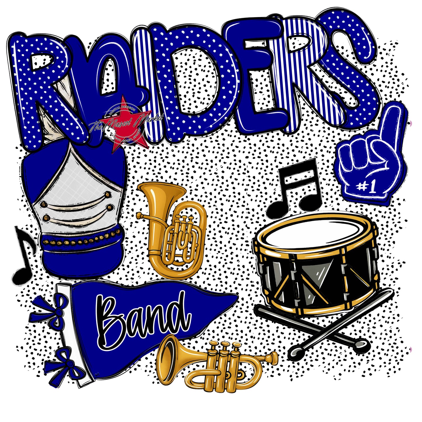 Raiders Band Spirit-Blue
