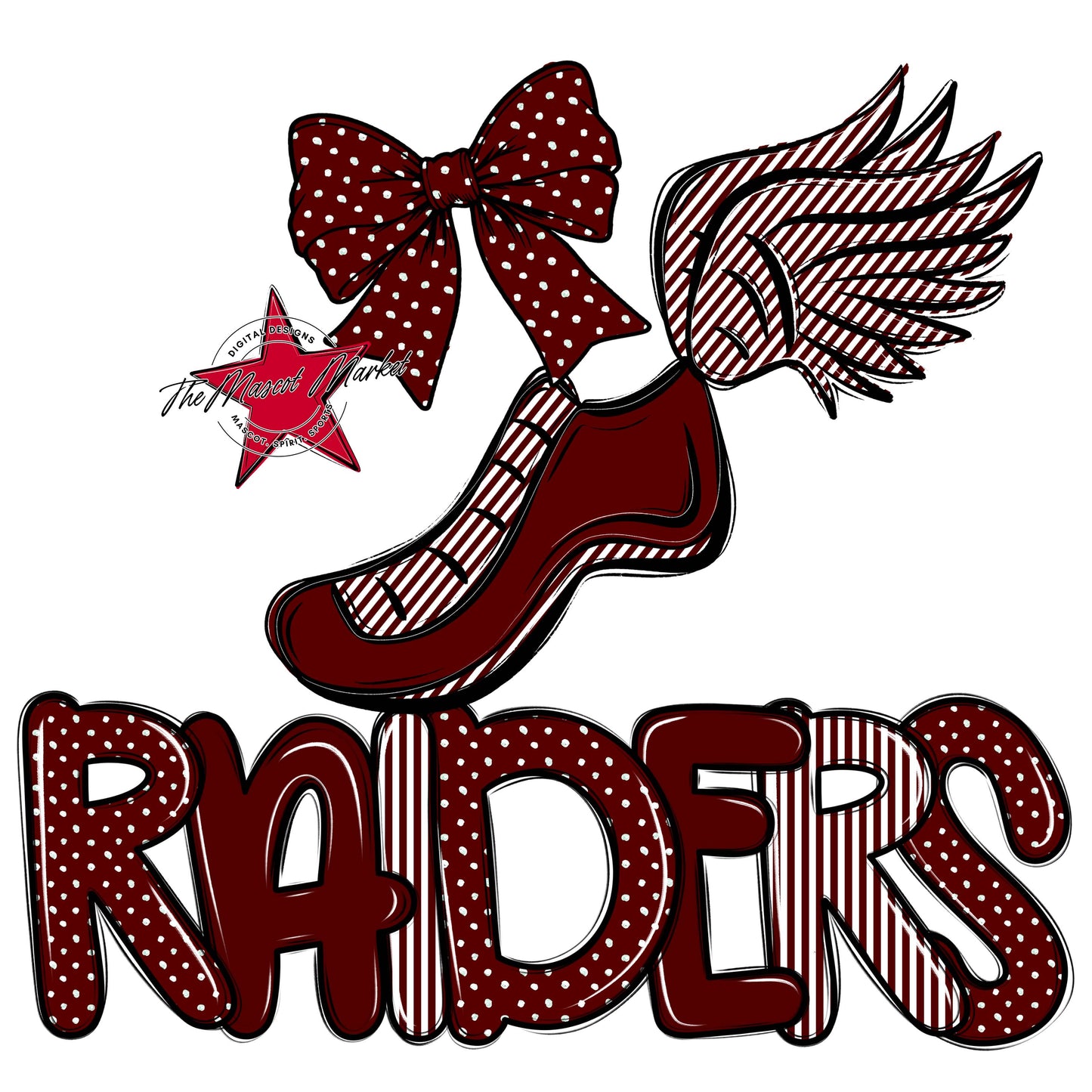 Raiders Track Spirit Design-Maroon