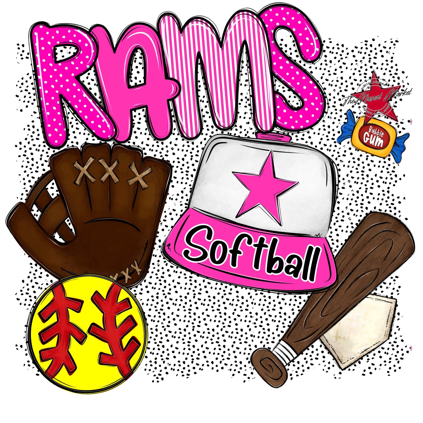 Rams Softball Spirit-Pink