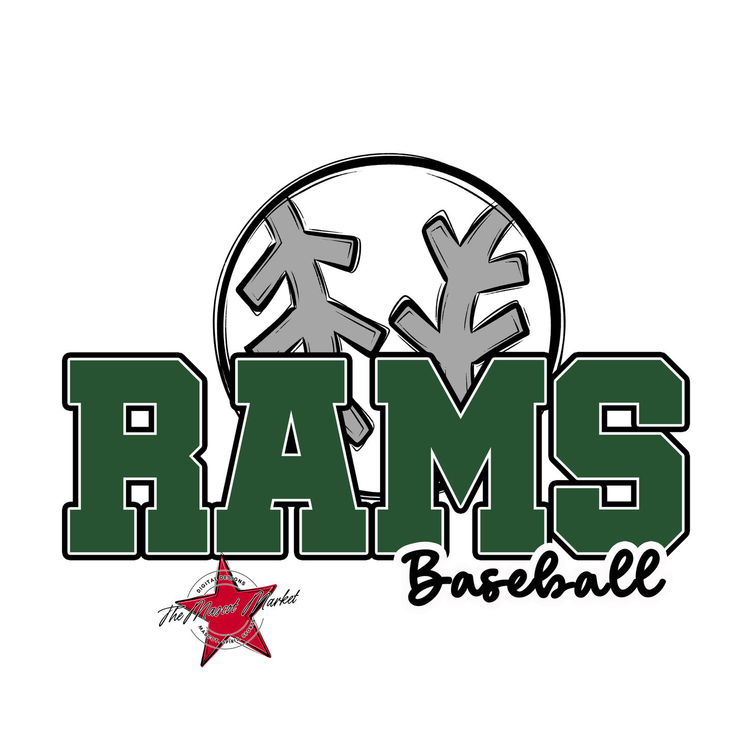 Rams Varsity Baseball-Green