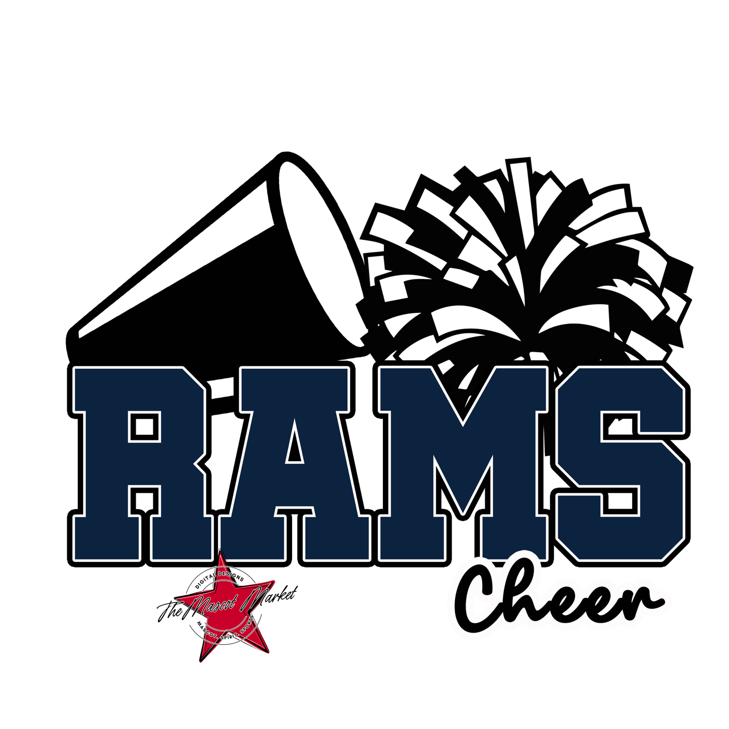 Rams Varsity Cheer-Navy