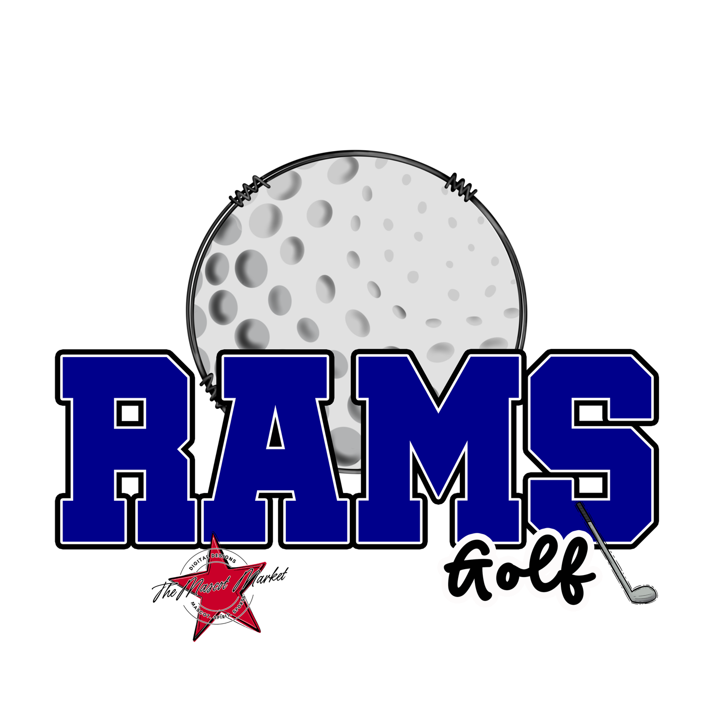 Rams Varsity Golf-Blue