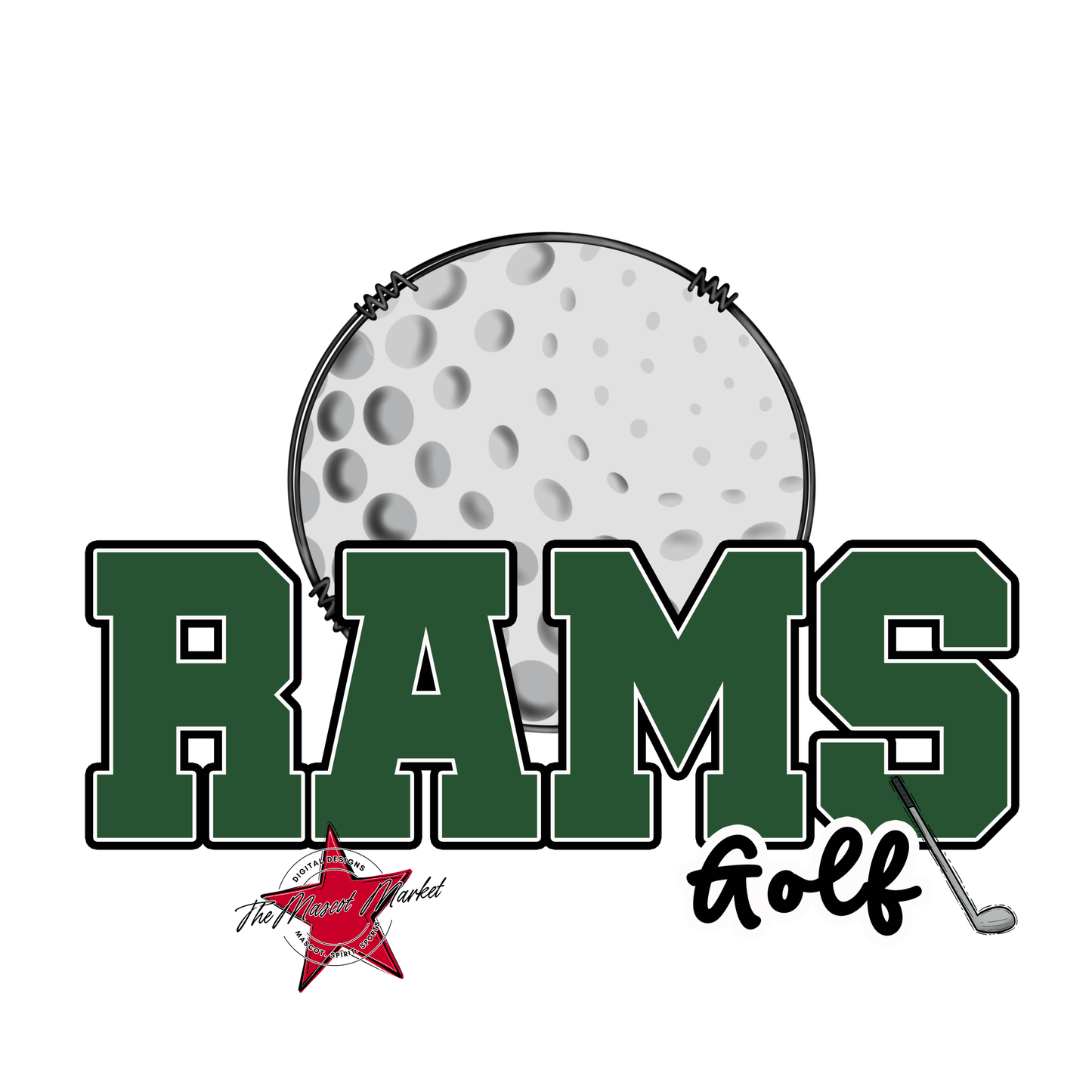 Rams Varsity Golf-Green