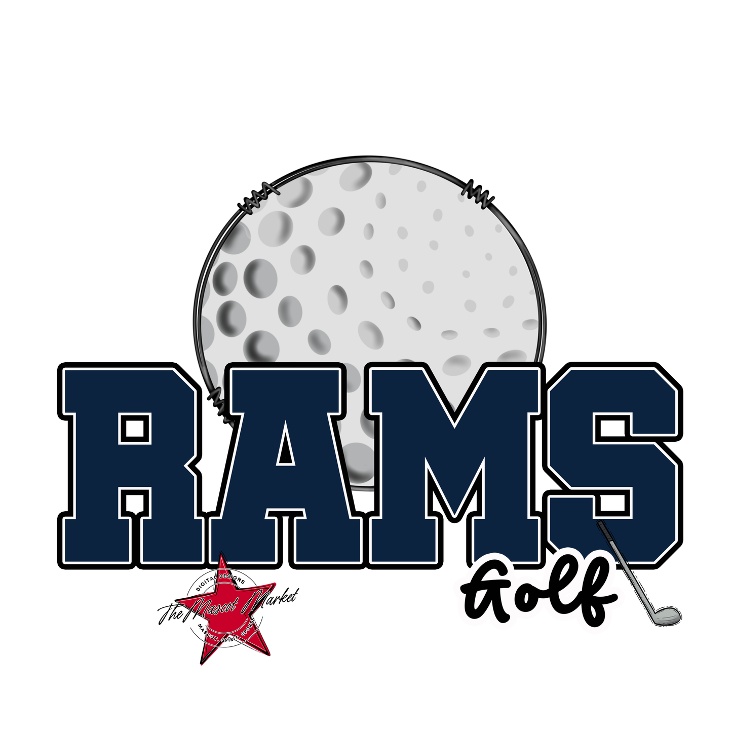 Rams Varsity Golf-Navy