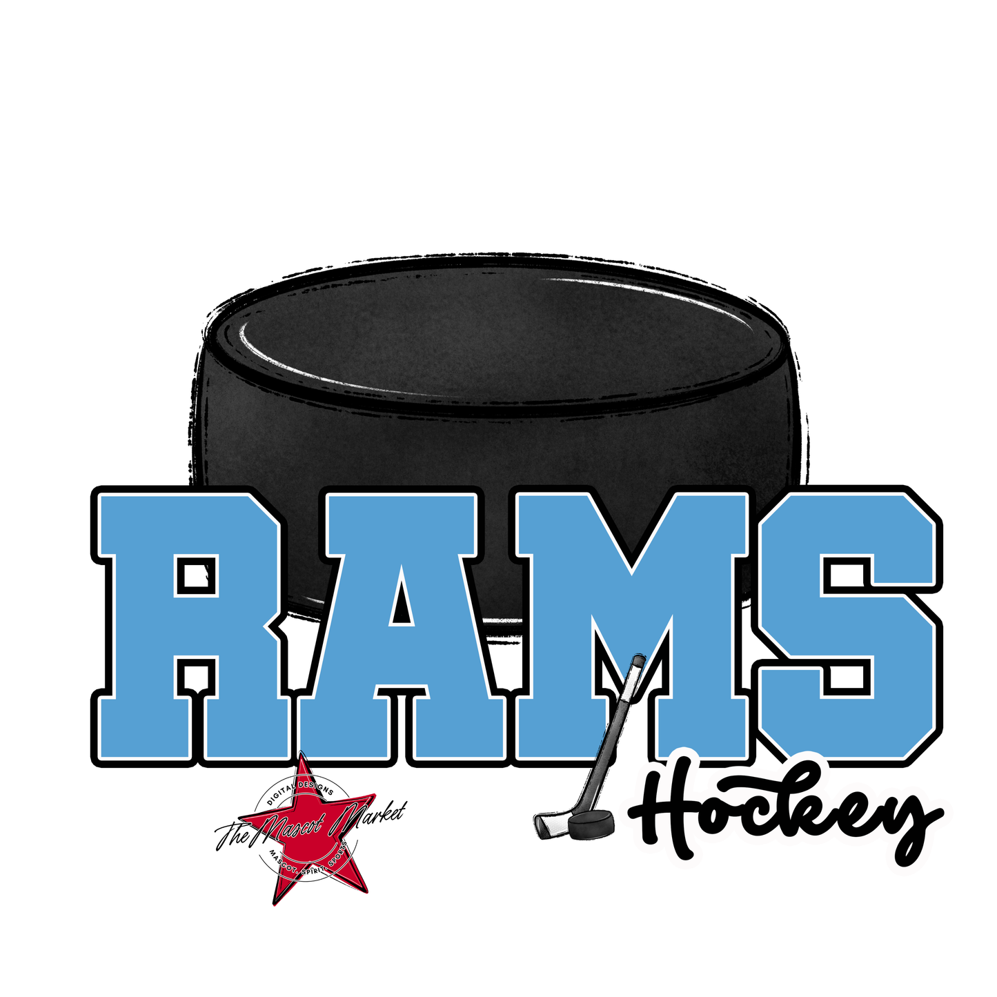 Rams Varsity Hockey-Carolina Blue