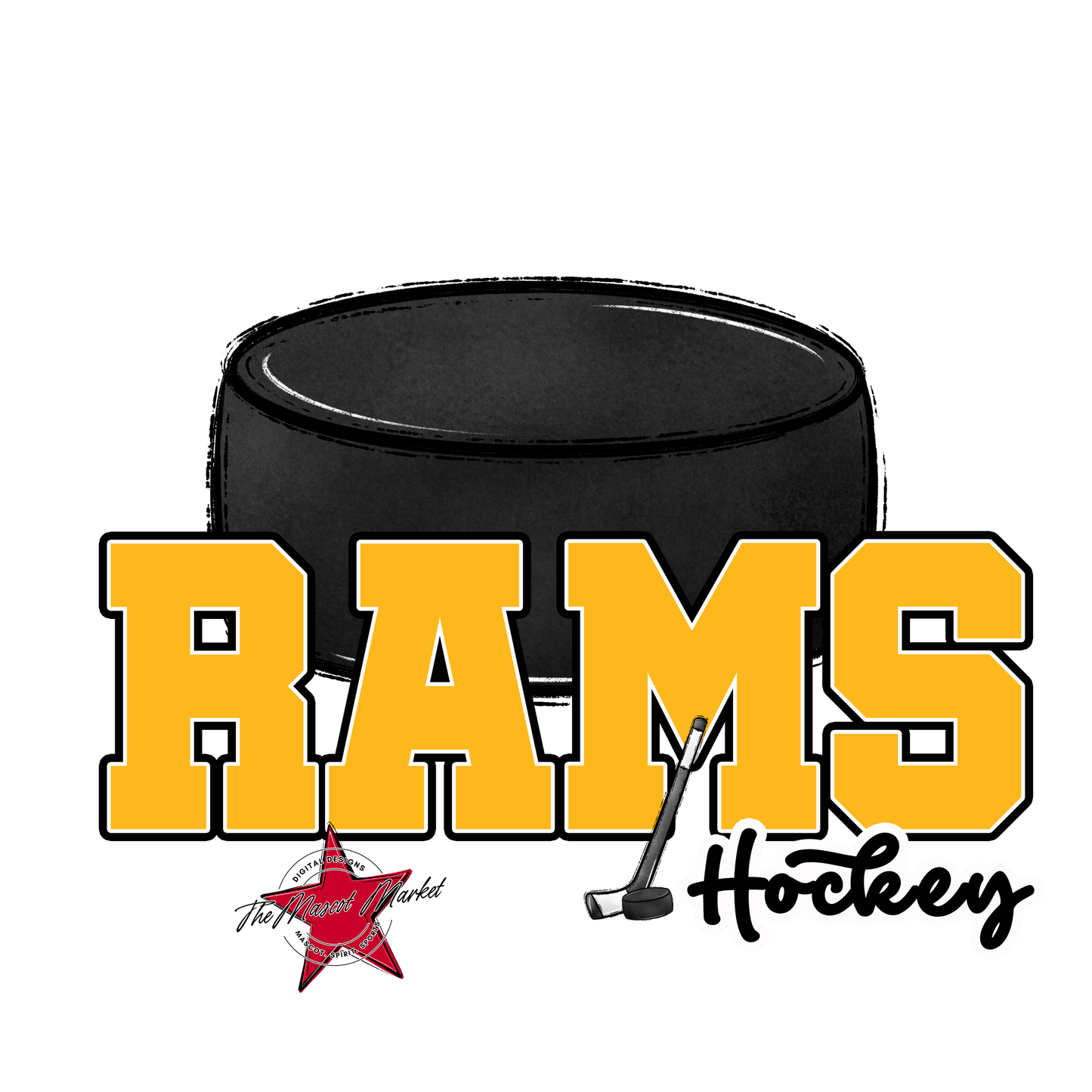 Rams Varsity Hockey-Yellow