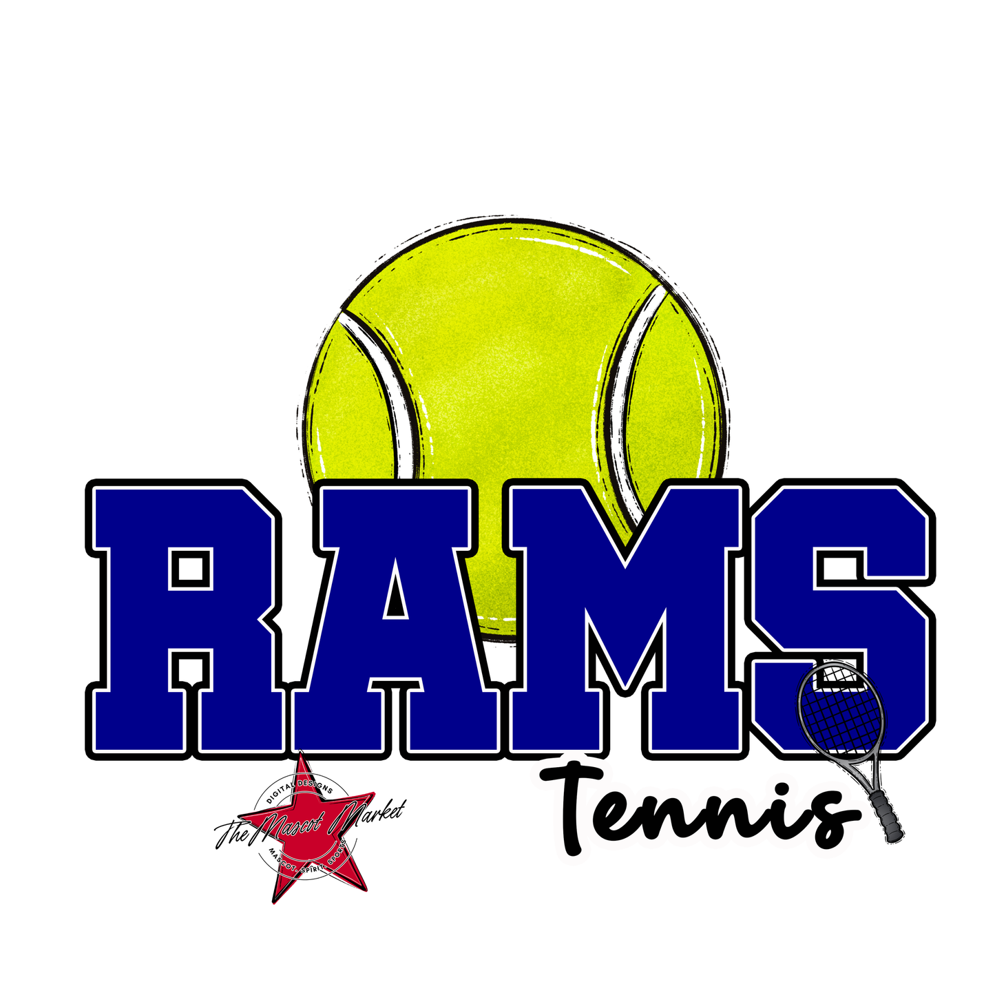 Rams Varsity Tennis-Blue