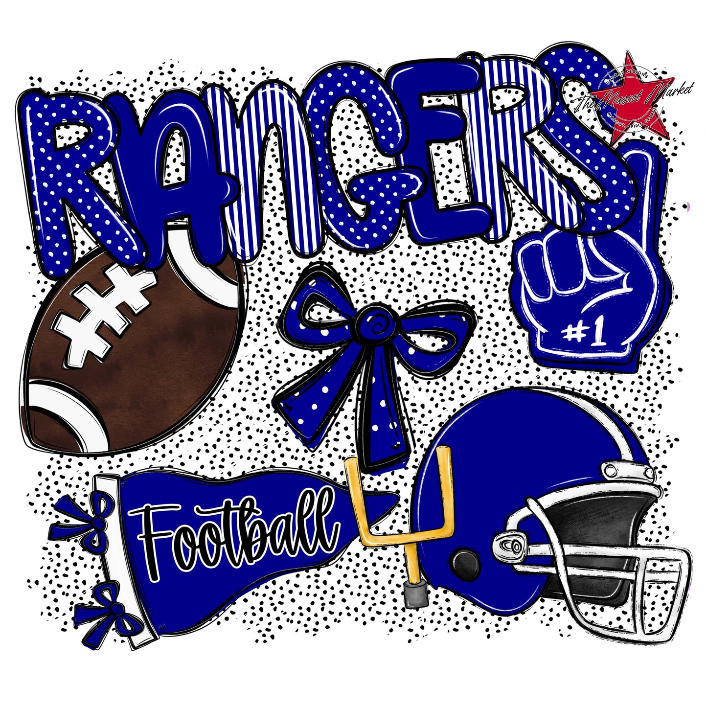 Rangers Football Spirit-Blue