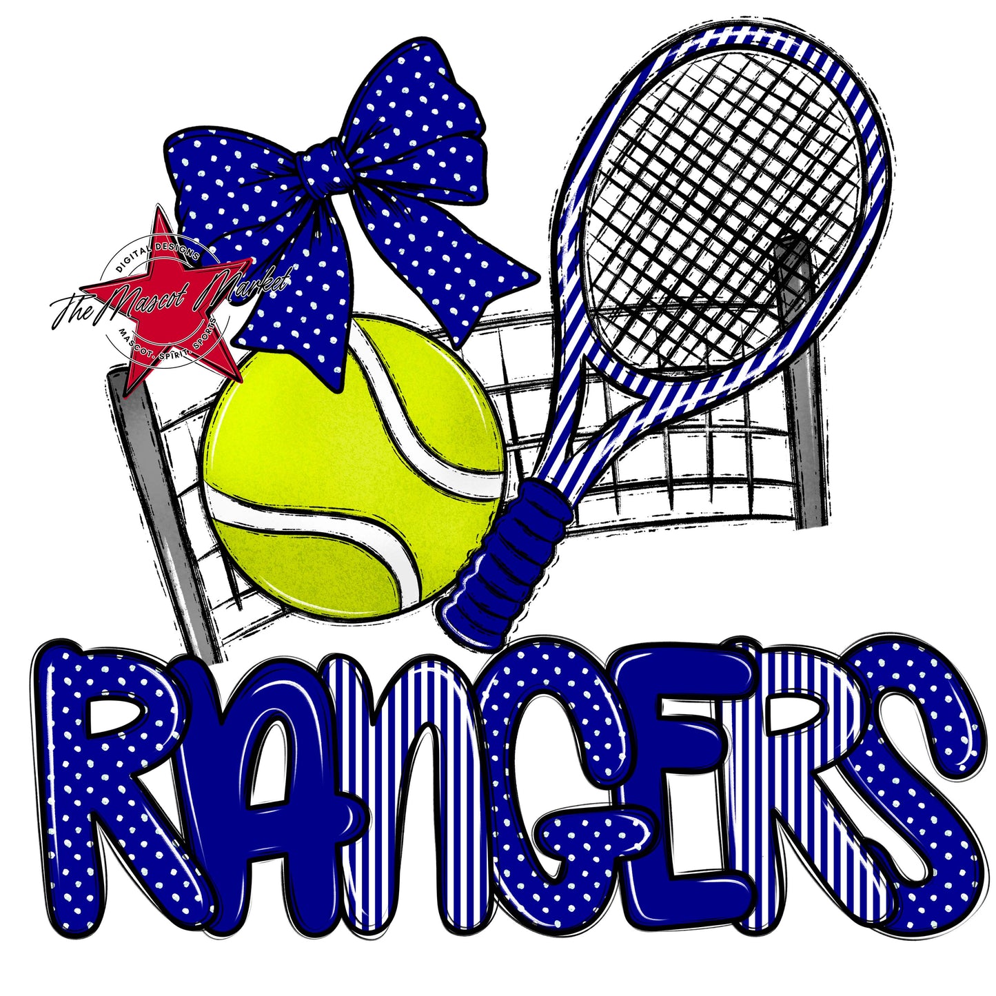 Rangers Tennis Spirit Design-Blue