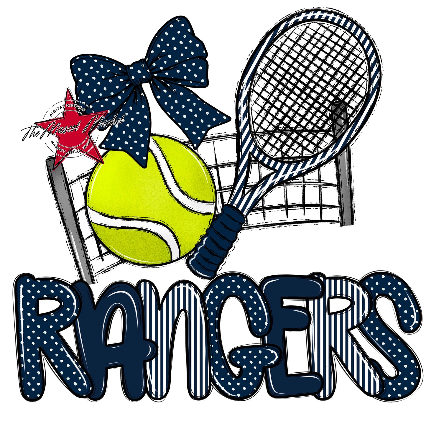 Rangers Tennis Spirit Design-Navy
