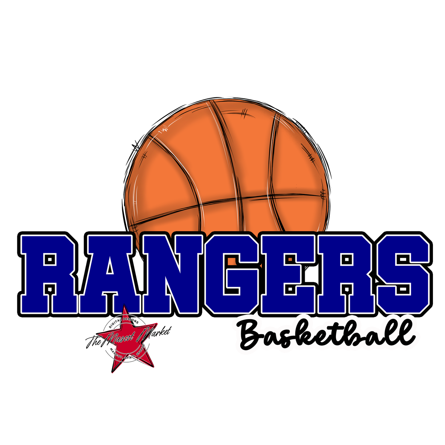 Rangers Varsity Basketball-Blue