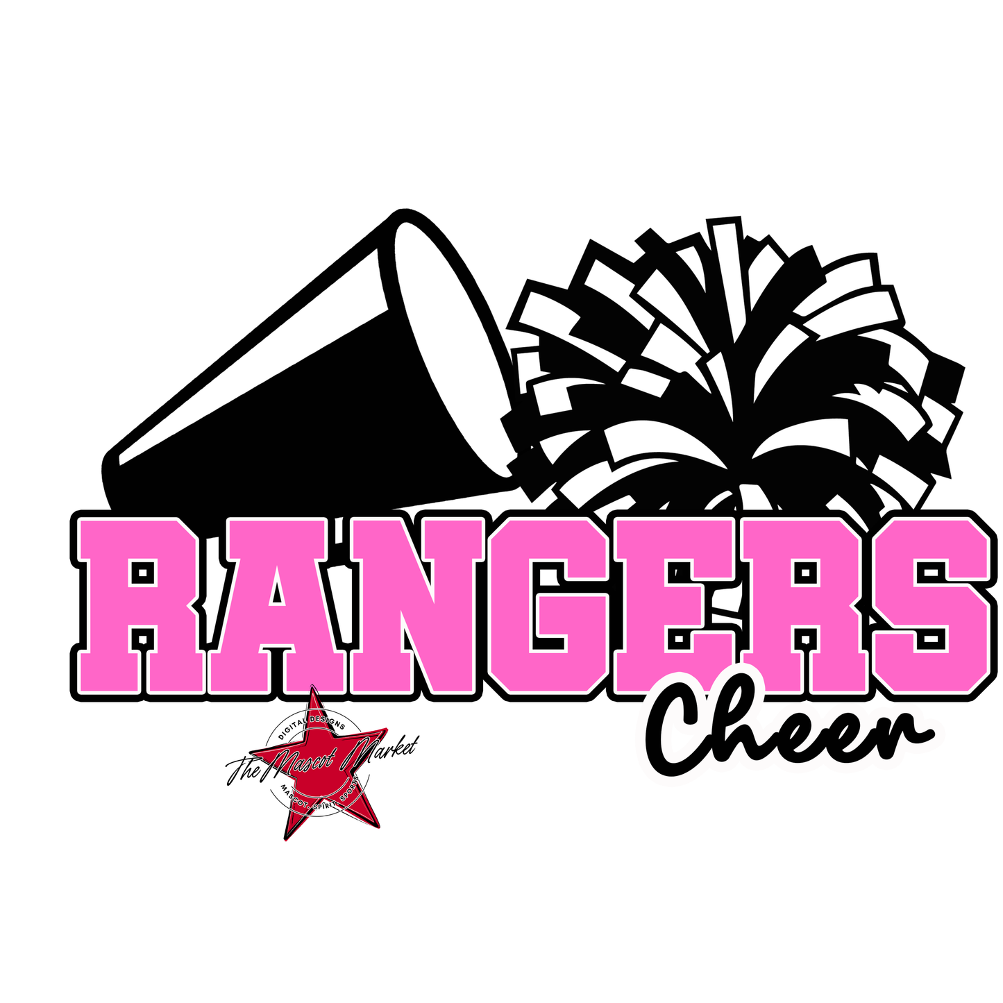 Rangers Varsity Cheer-Baby Pink