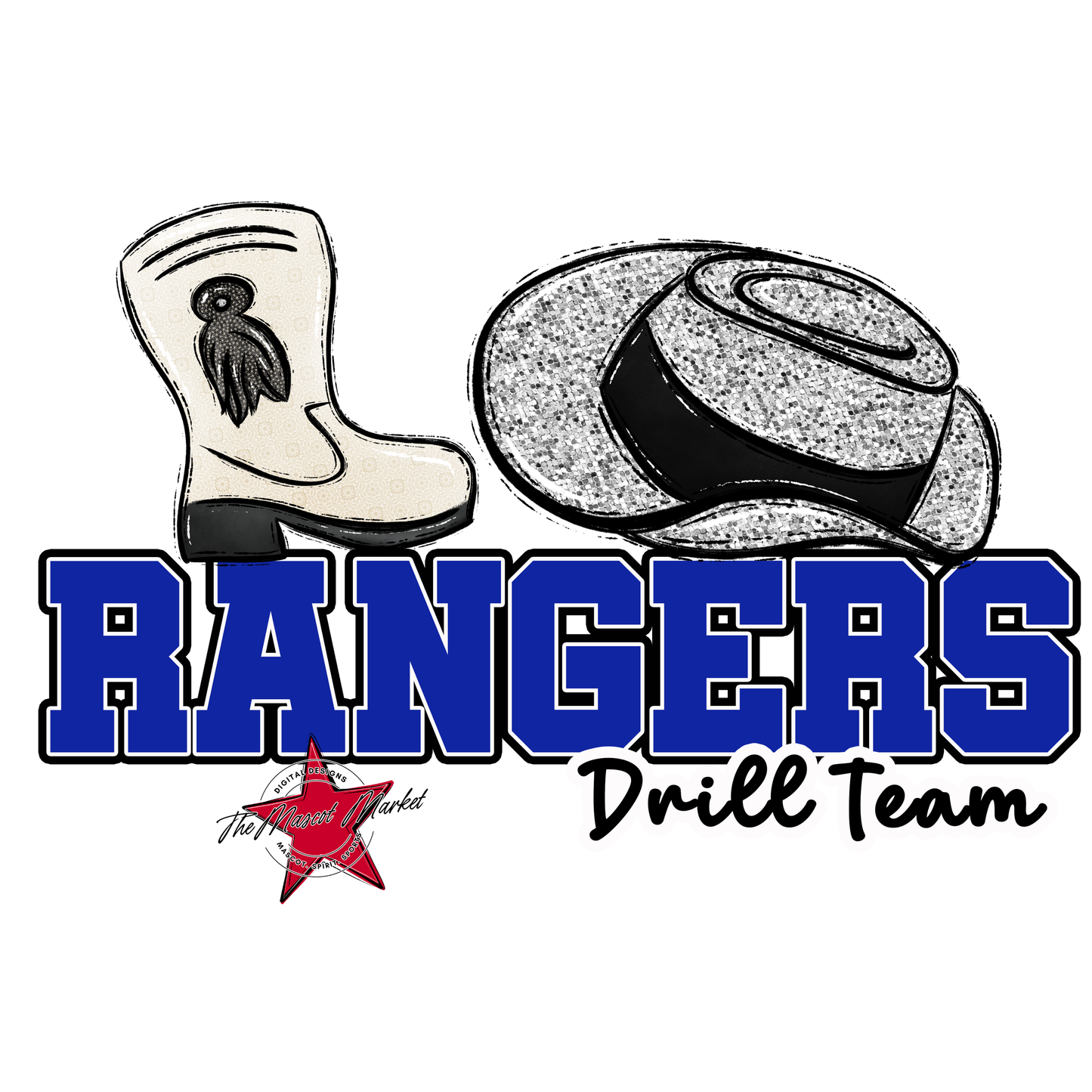 Rangers Varsity Drillteam-Royal Blue