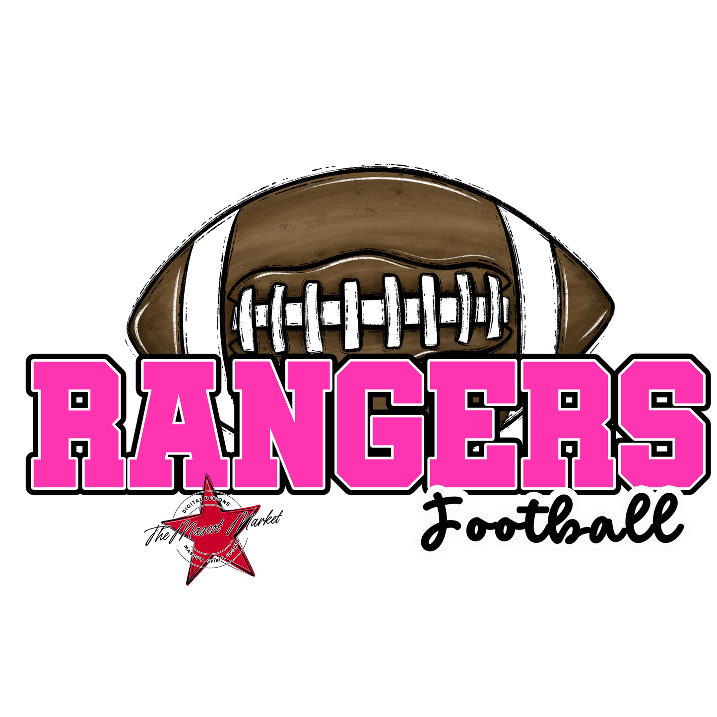 Rangers Varsity Football-Pink