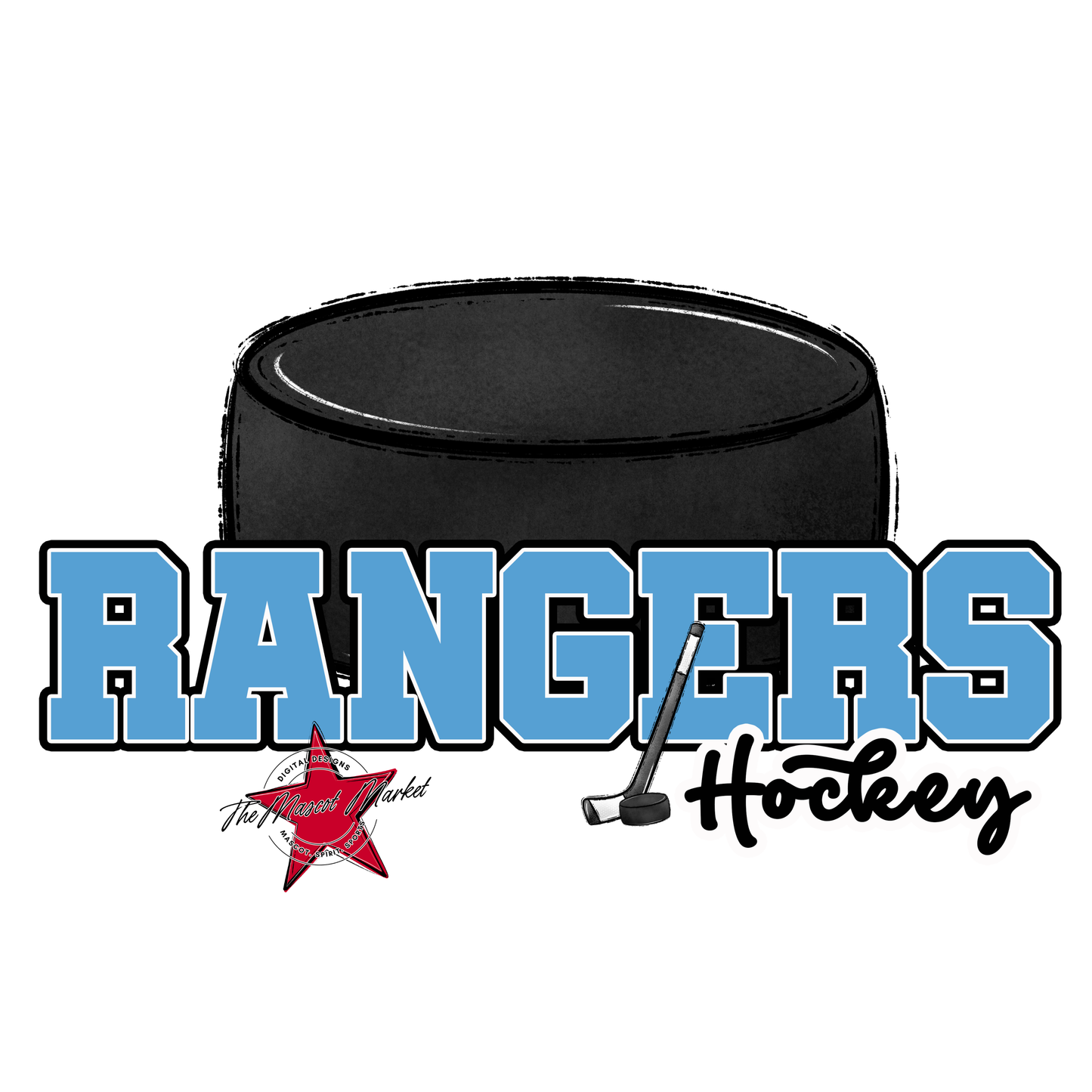 Rangers Varsity Hockey-Carolina Blue