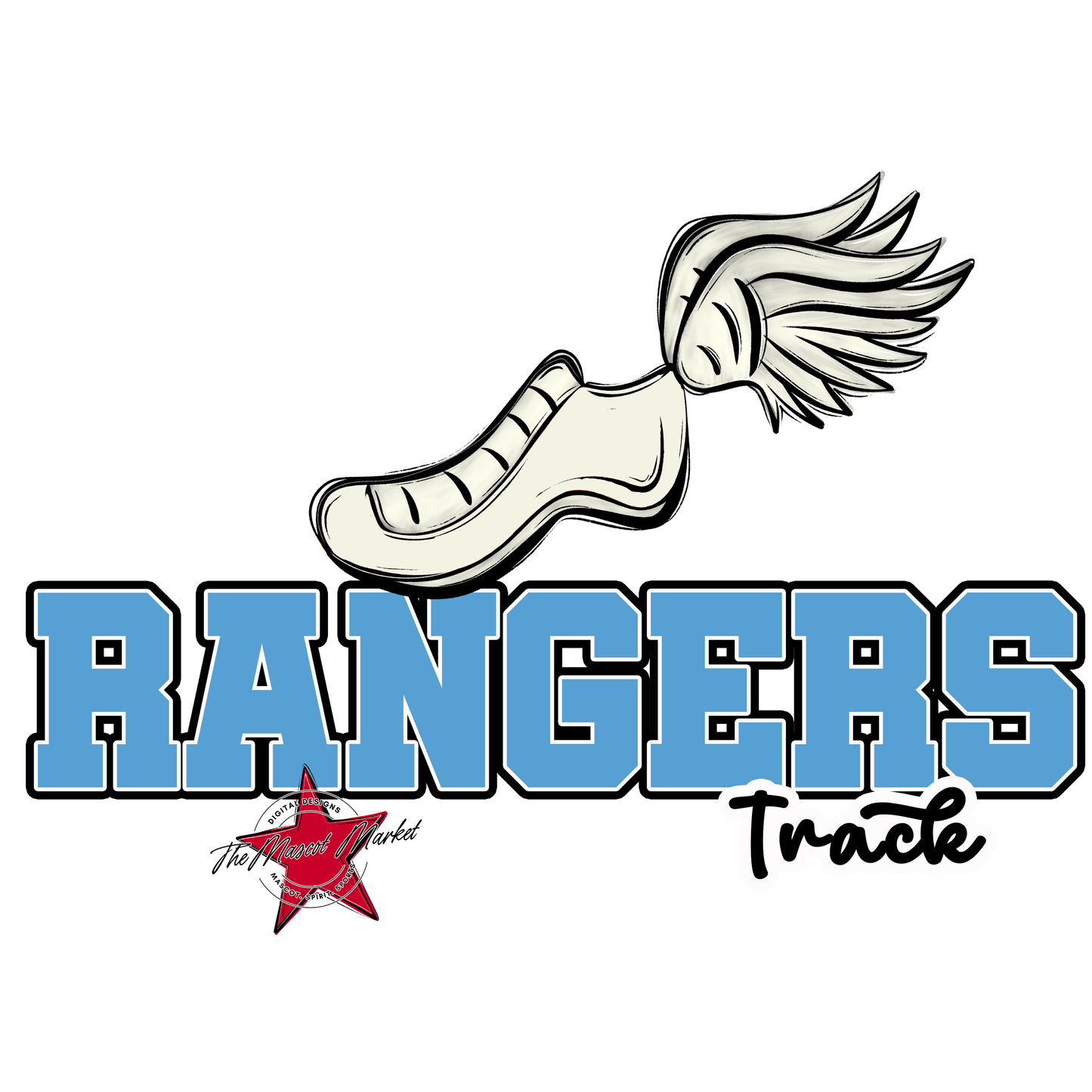 Rangers Varsity Track-Carolina Blue