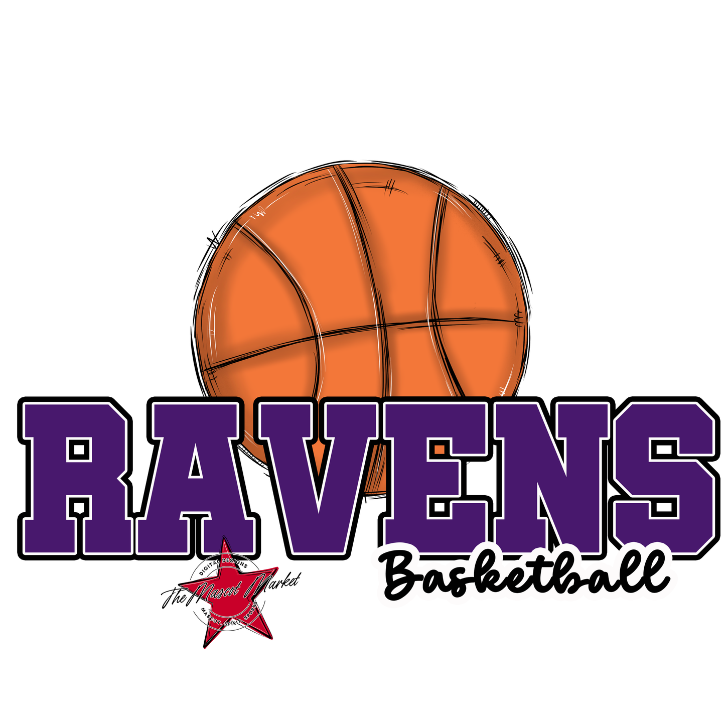 Ravens Varsity Basketball-Purple