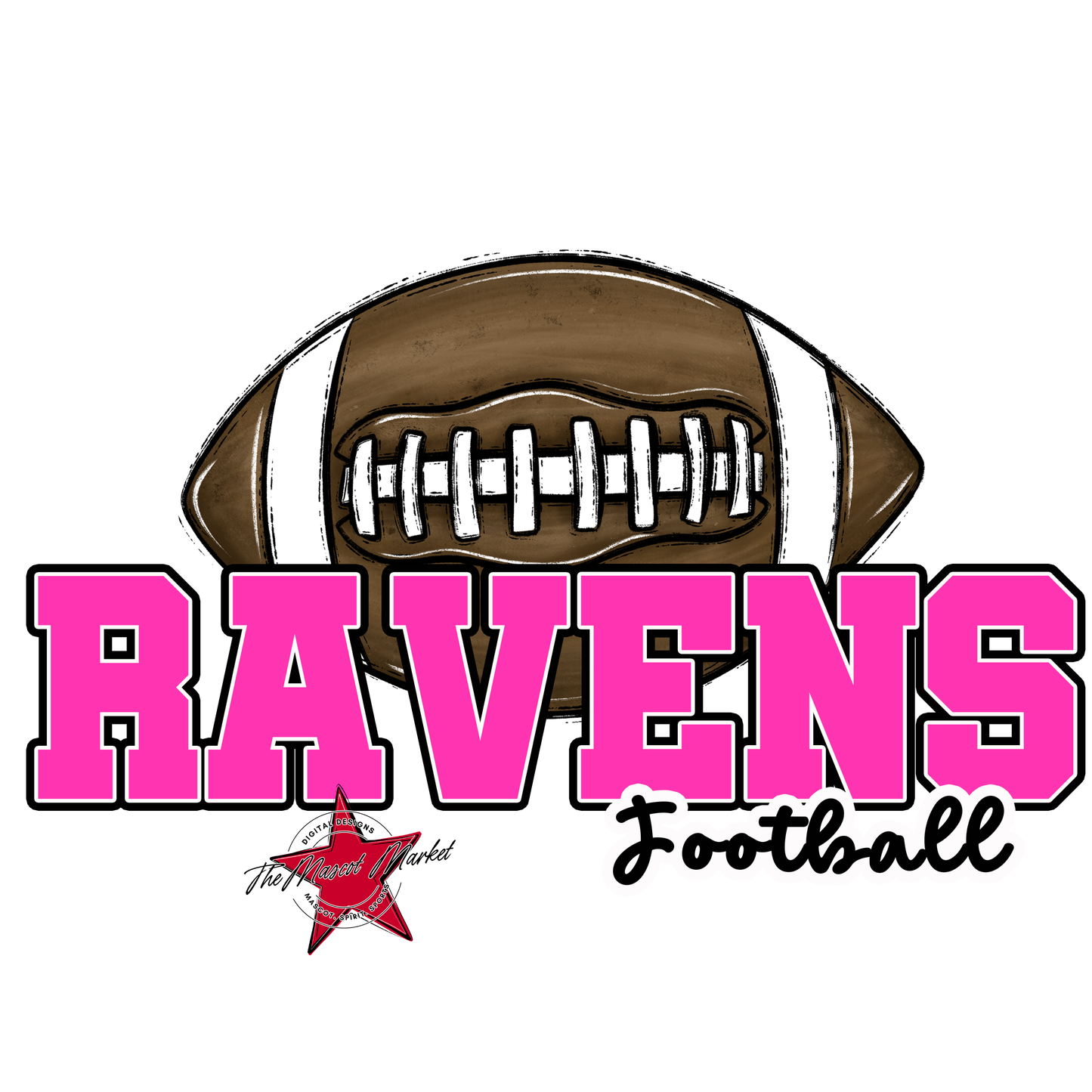 Ravens Varsity Football-Pink