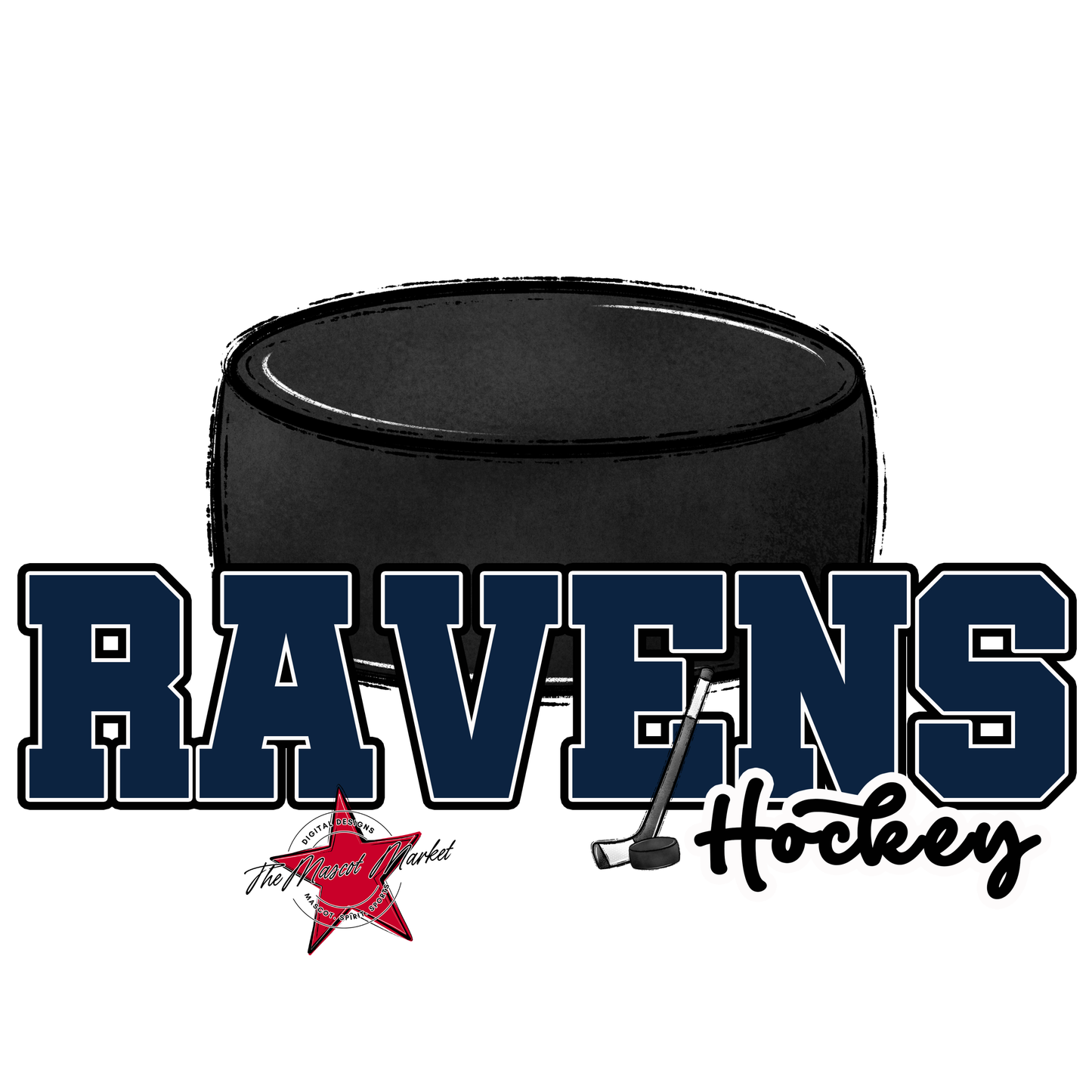 Ravens Varsity Hockey-Navy