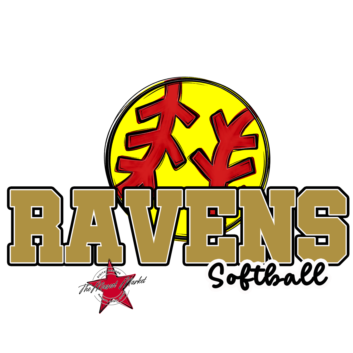 Ravens Varsity Softball-Gold