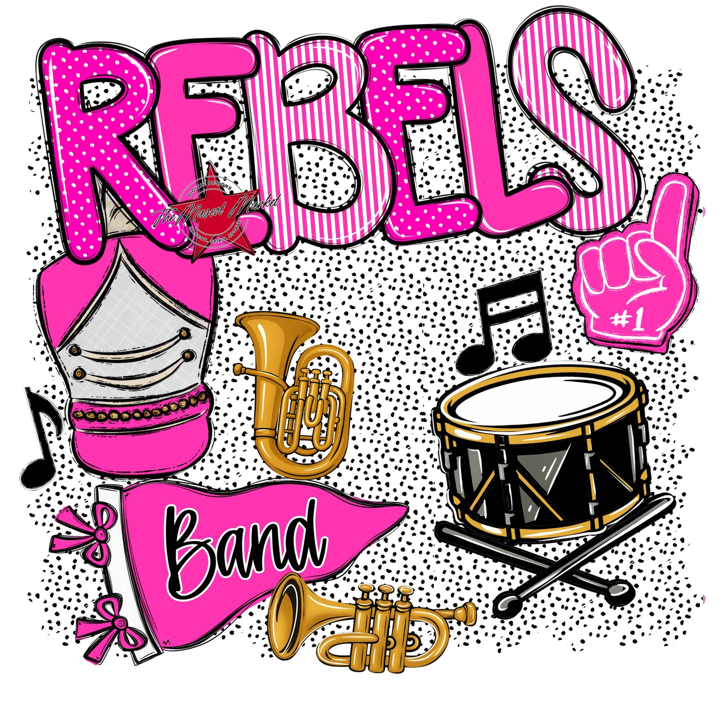 Rebels Band Spirit-Pink
