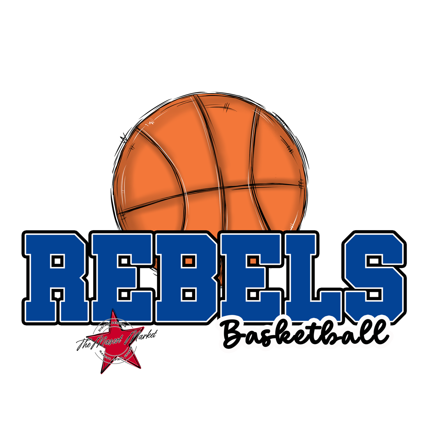 Rebels Varsity Basketball-Off Blue
