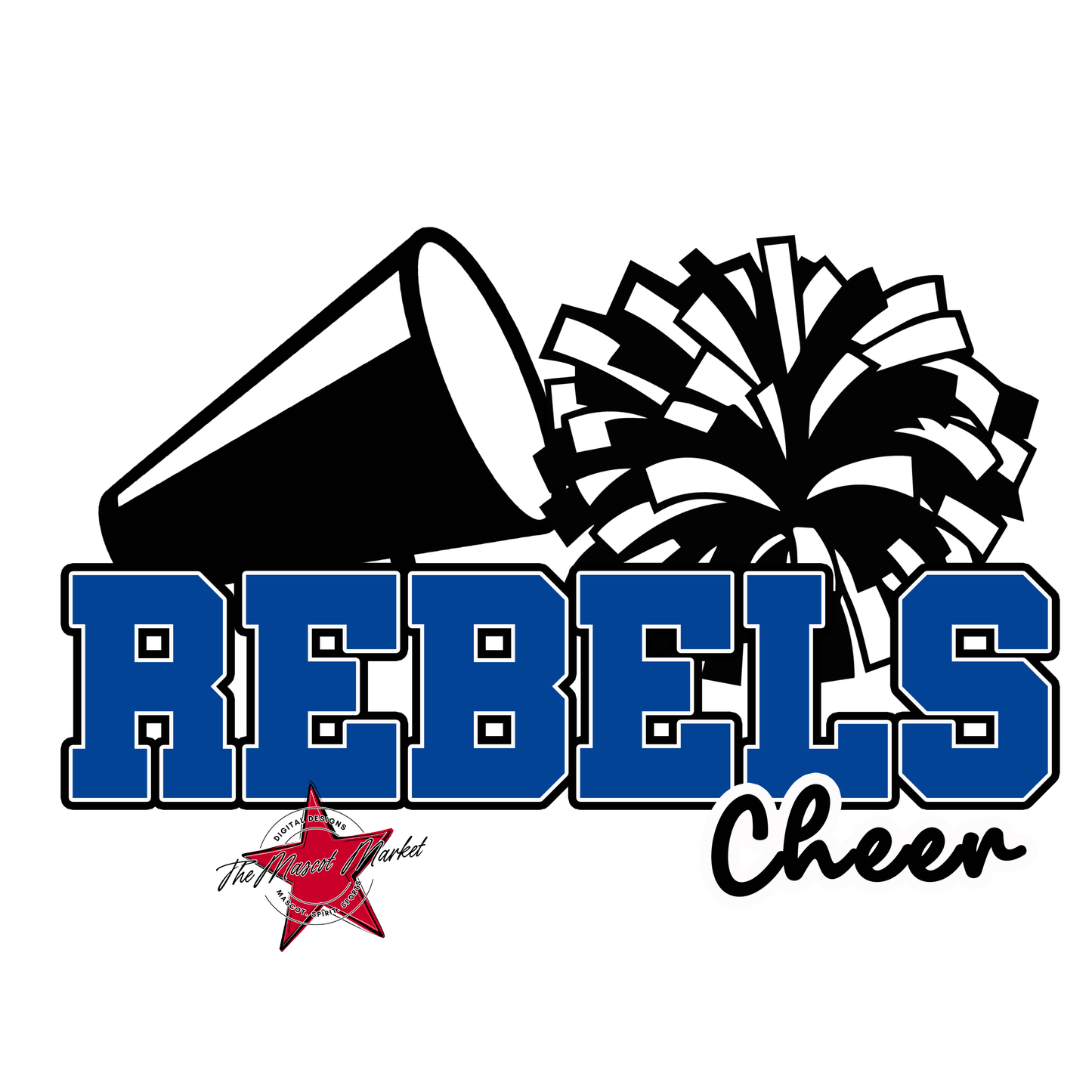 Rebels Varsity Cheer-Off Blue