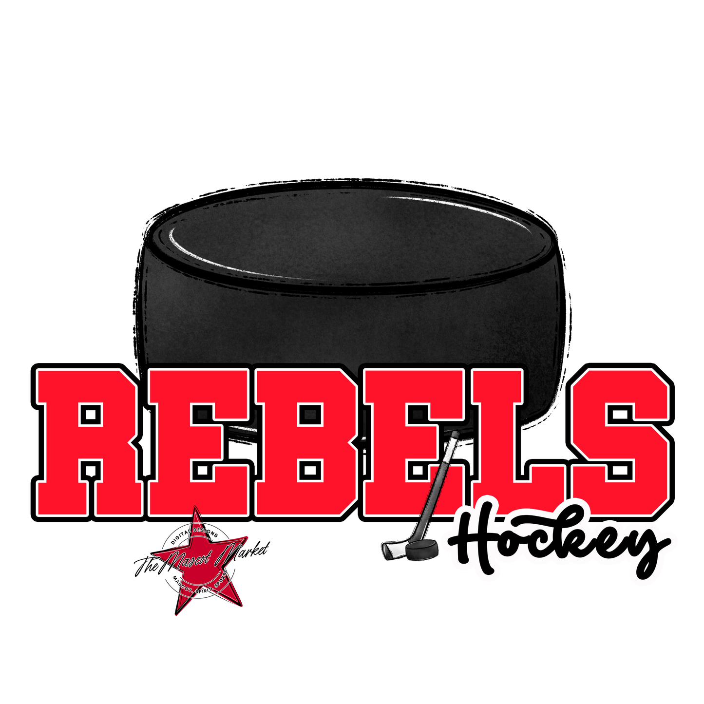 Rebels Varsity Hockey-Bright Red