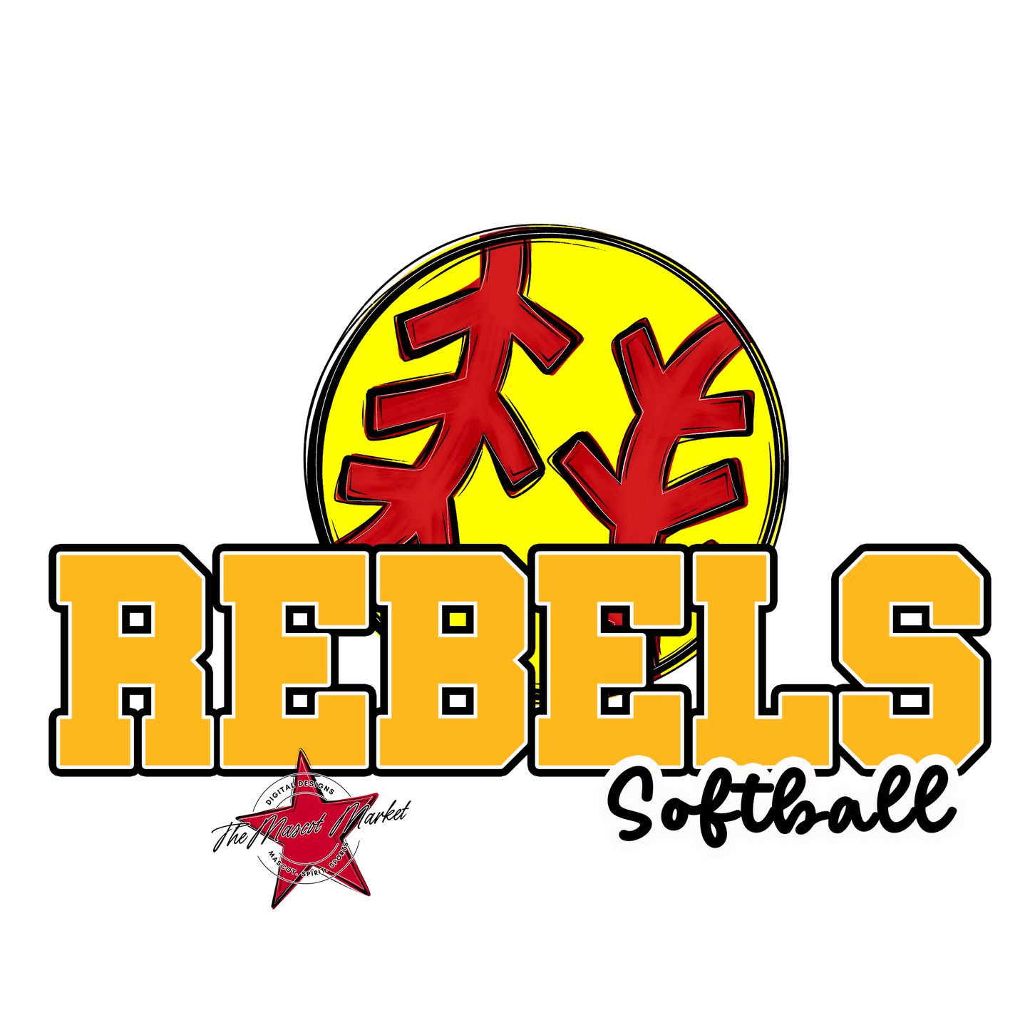 Rebels Varsity Softball-Yellow