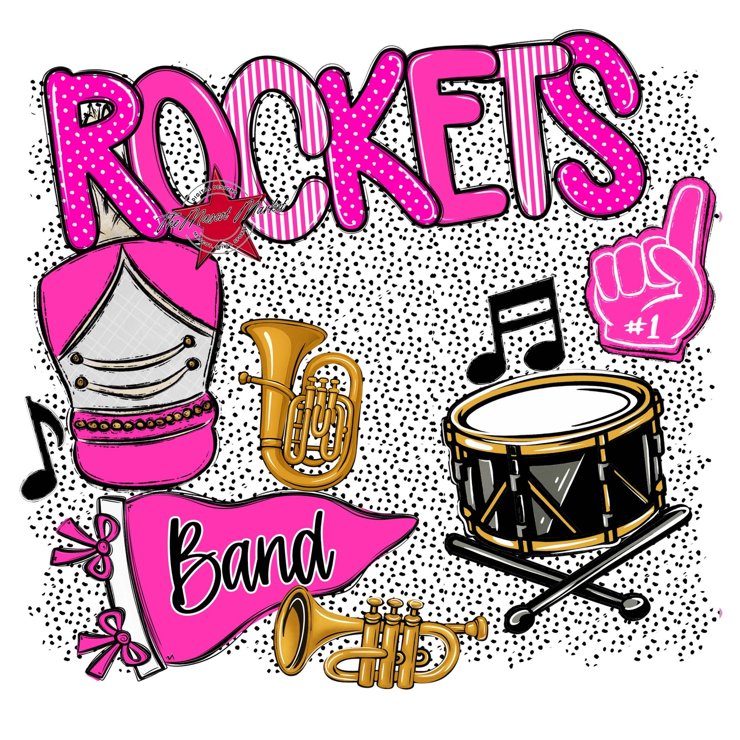 Rockets Band Spirit-Pink
