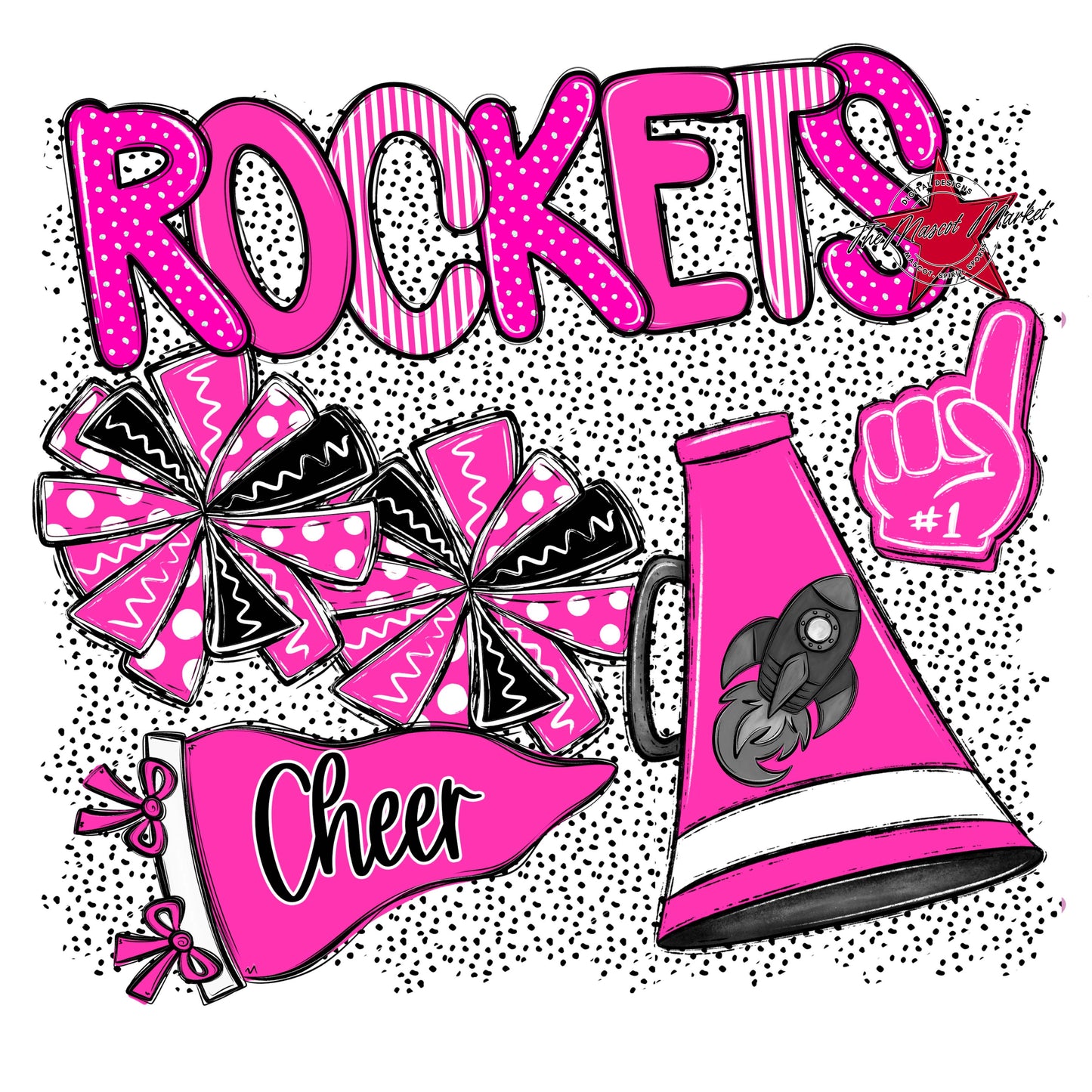 Rockets Cheer Spirit-Pink