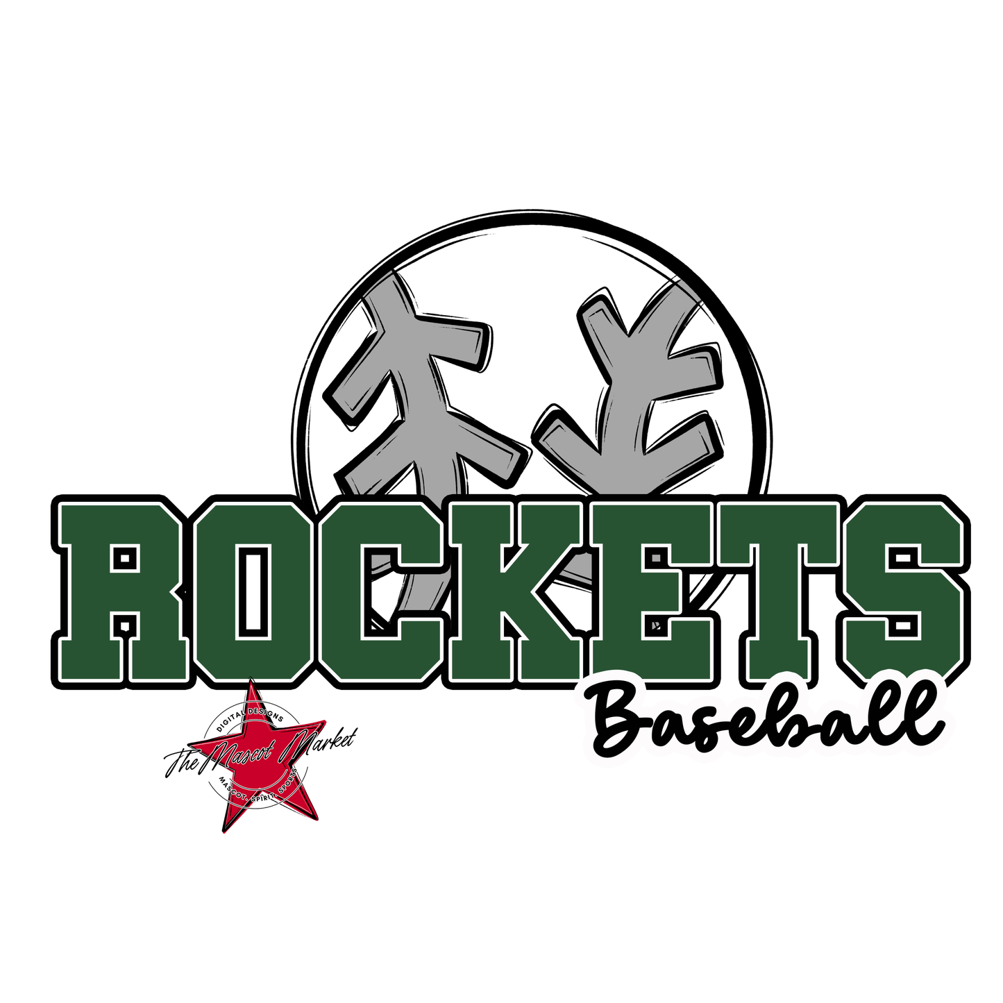 Rockets Varsity Baseball-Green