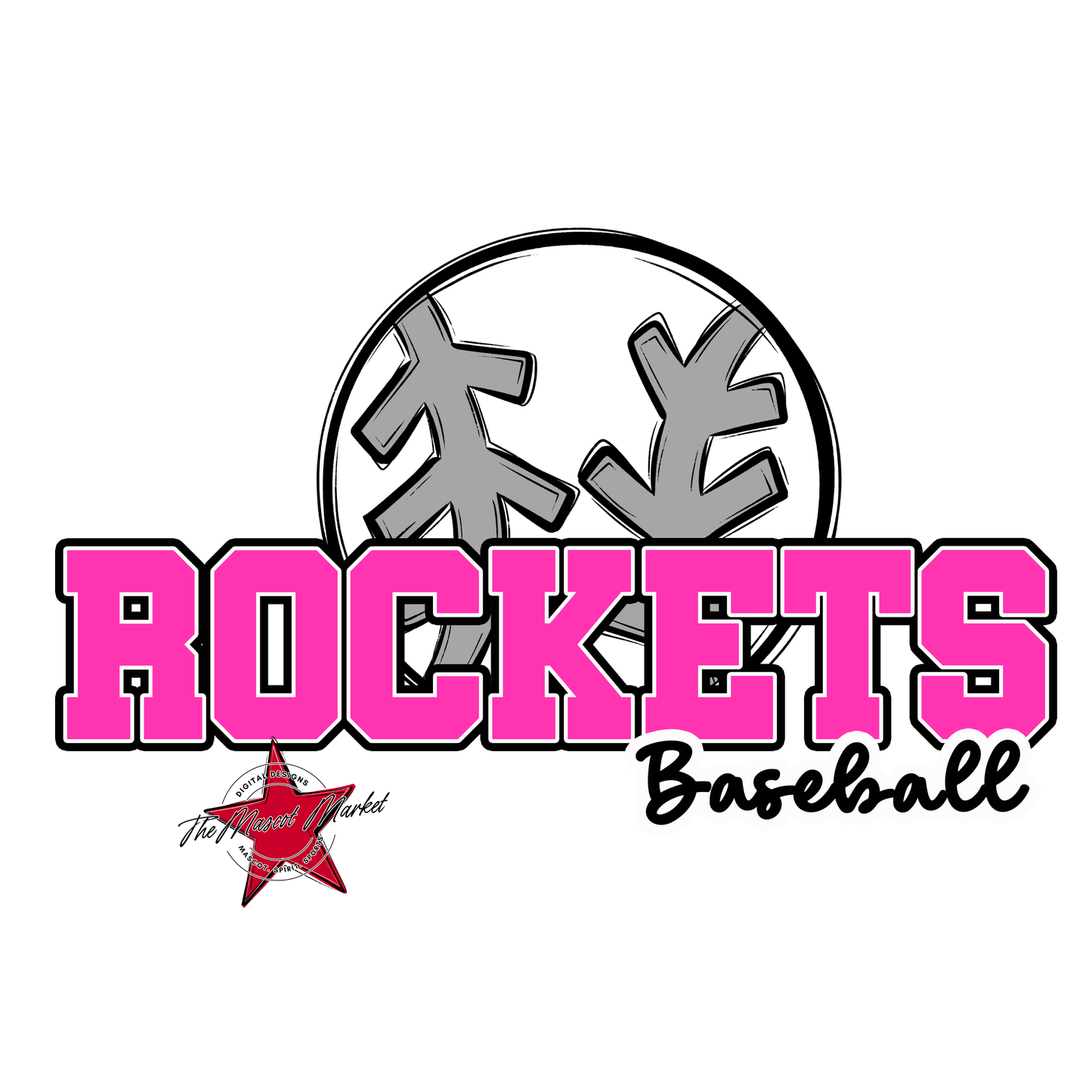 Rockets Varsity Baseball-Pink