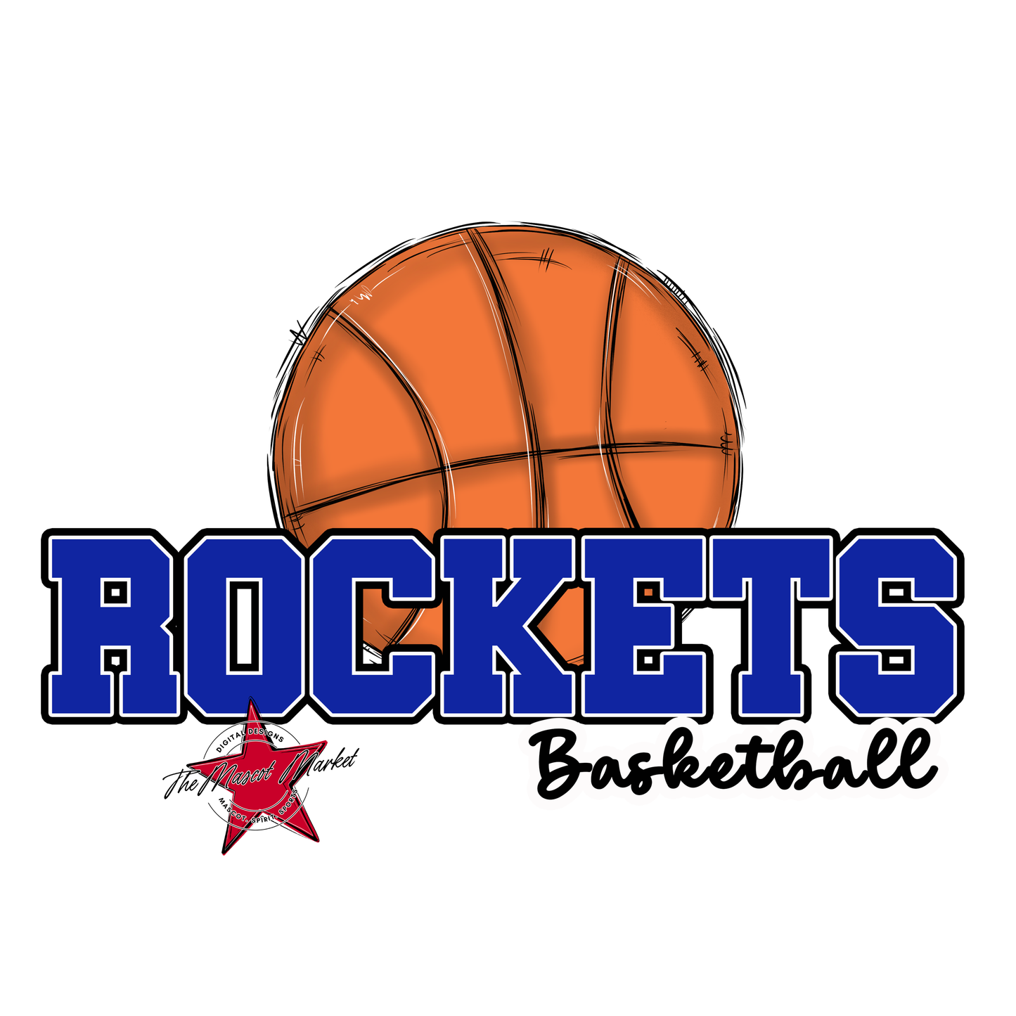 Rockets Varsity Basketball-Royal Blue