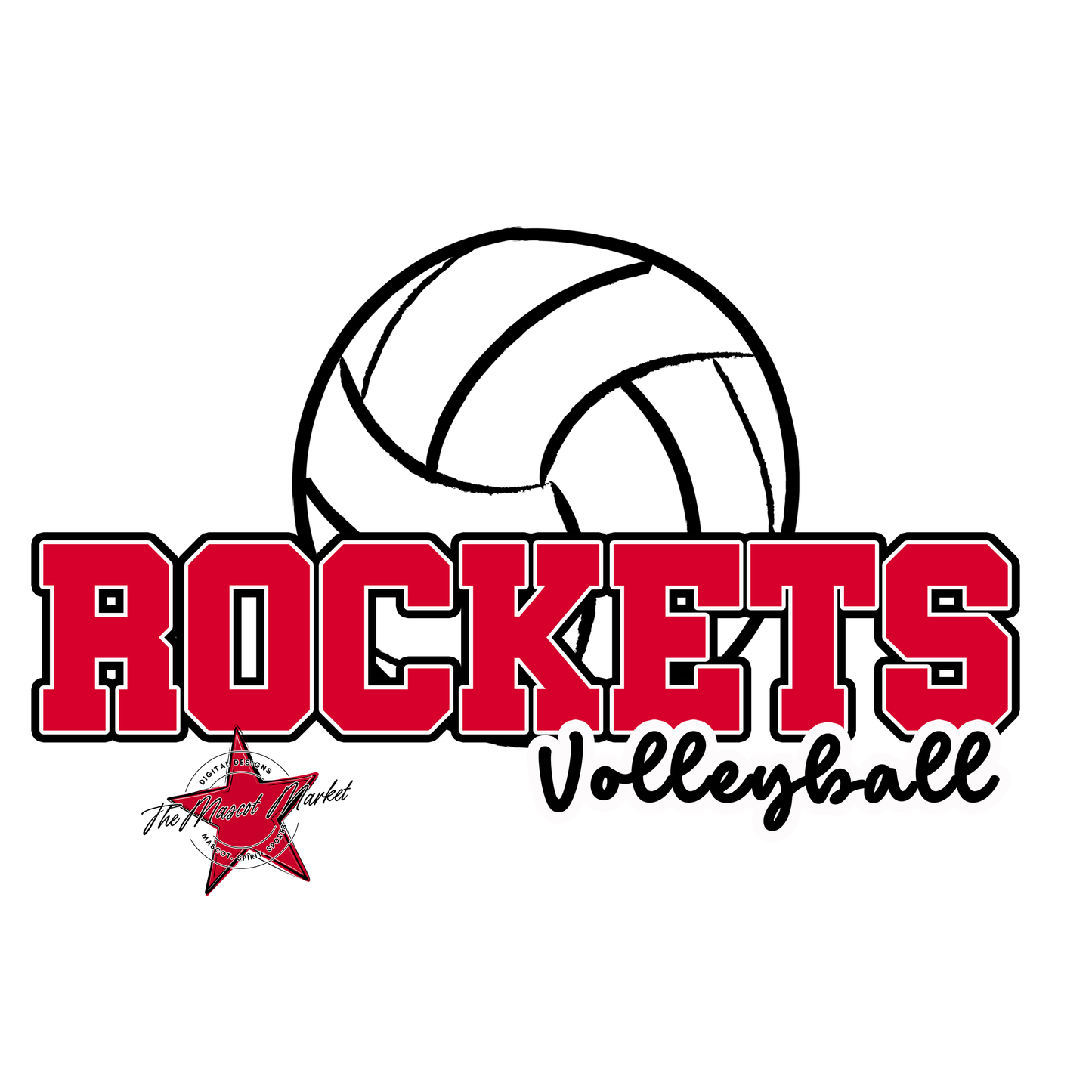 Rockets Varsity Volleyball-Red