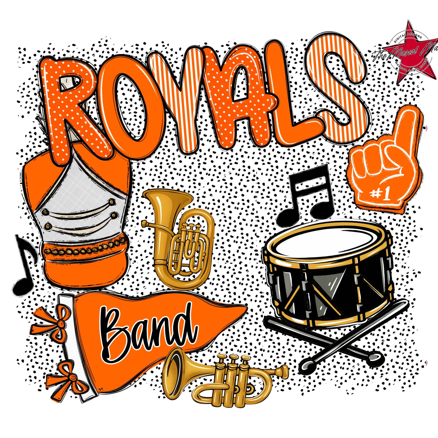 Royals Band Spirit-Orange